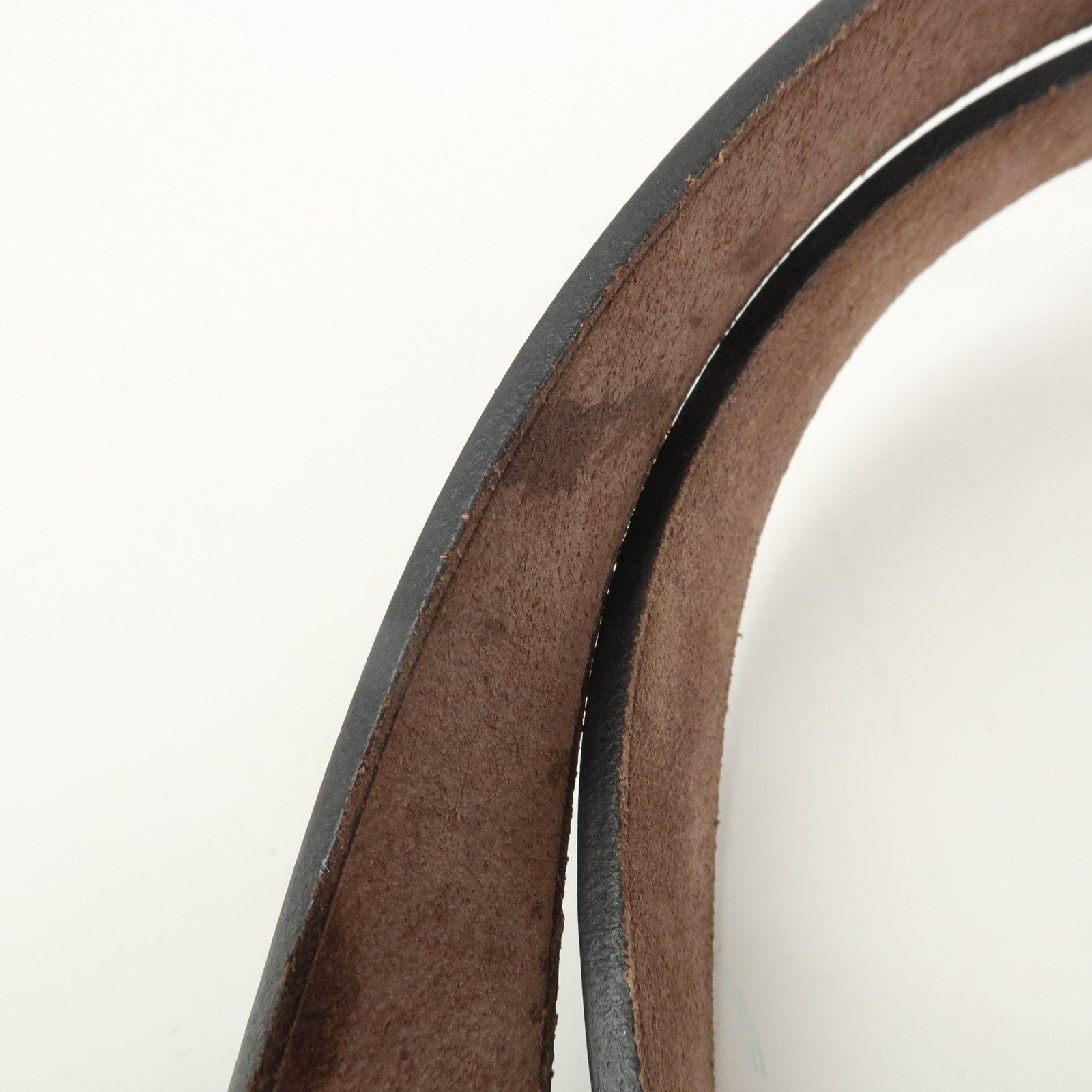 HERMES Cabas Elan PM Toile Officier Leather Tote Bag Hand Bag Black