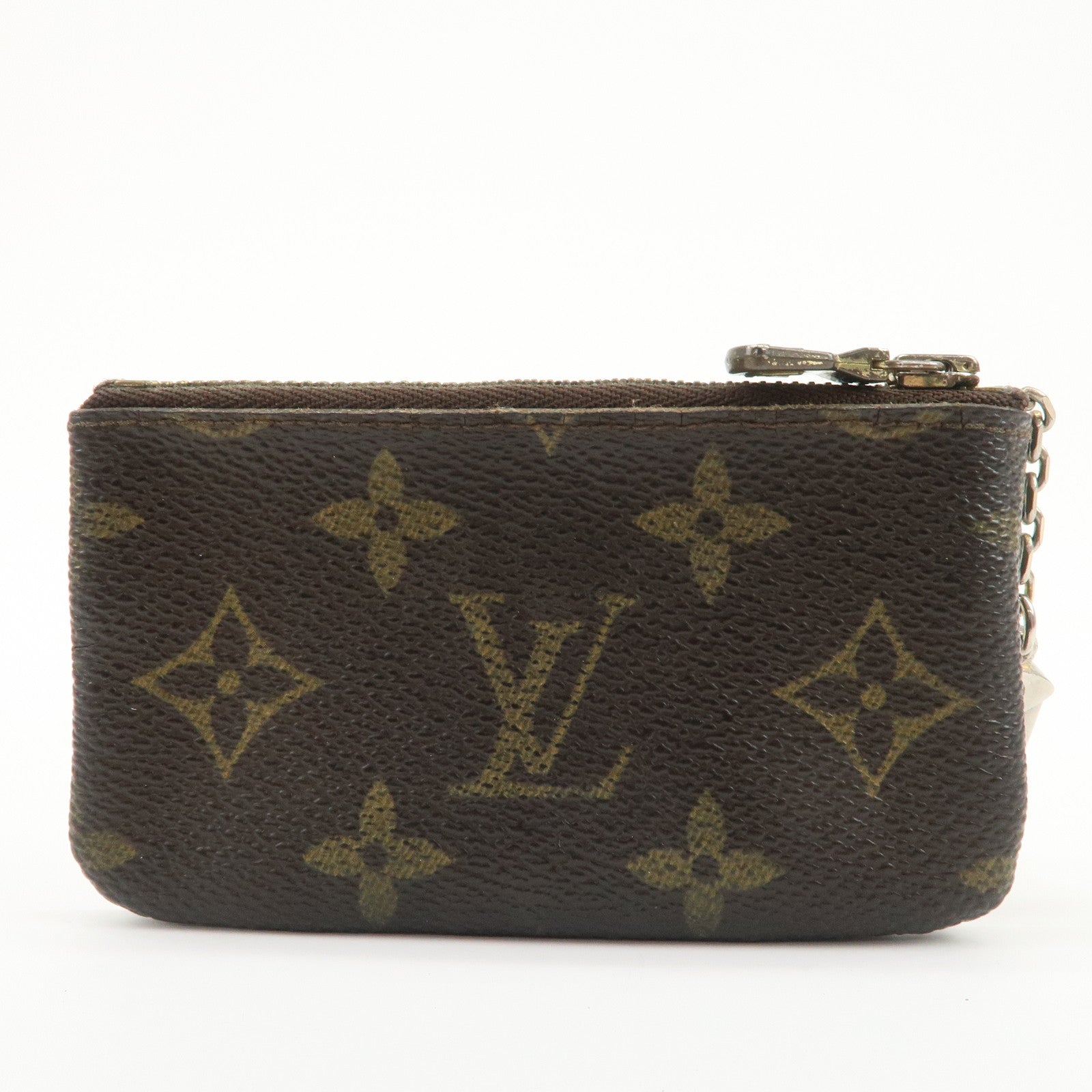 Louis Vuitton Monogram Pochette Cles Coin Case Key Case  M62650