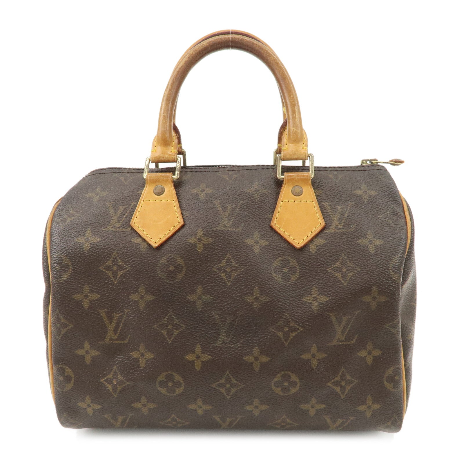 Louis Vuitton Monogram Speedy 25 Hand Bag Boston Bag M41528 Used