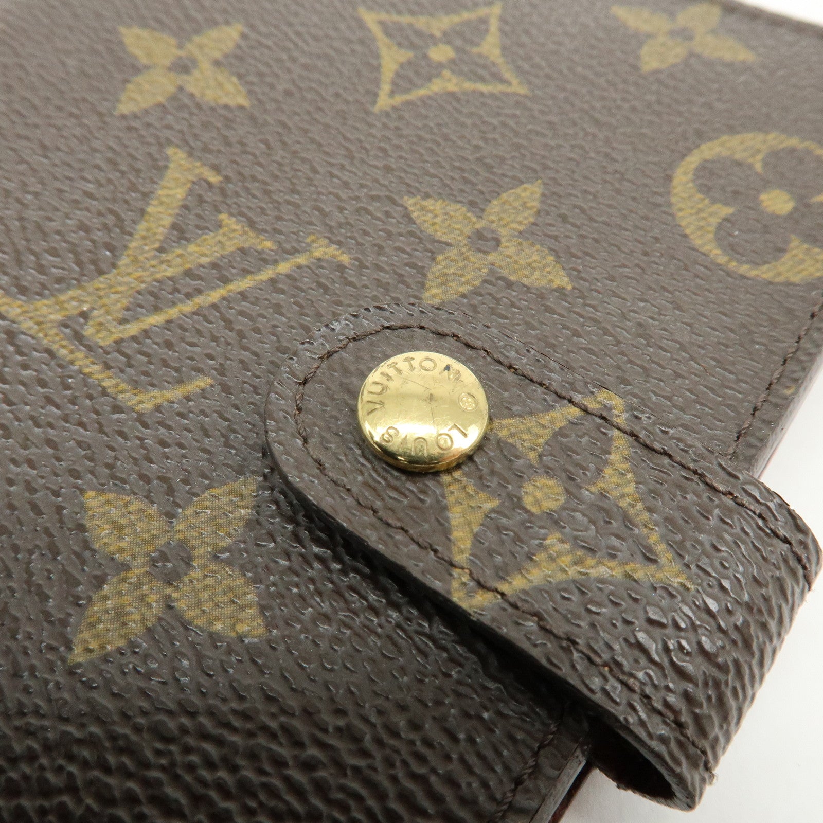Louis Vuitton Monogram Agenda PM Planner Cover Brown R20005