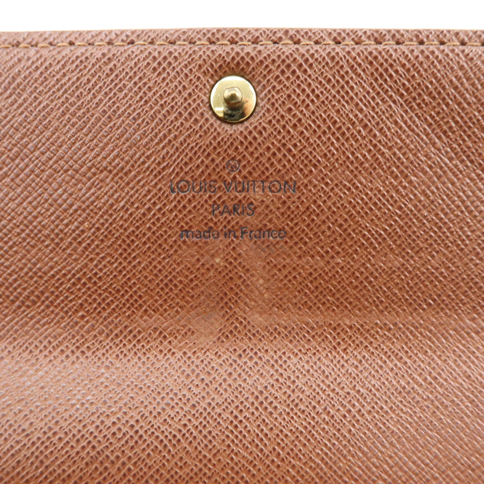 Louis Vuitton Monogram Portefeuille Sarah Long Wallet Brown M61734