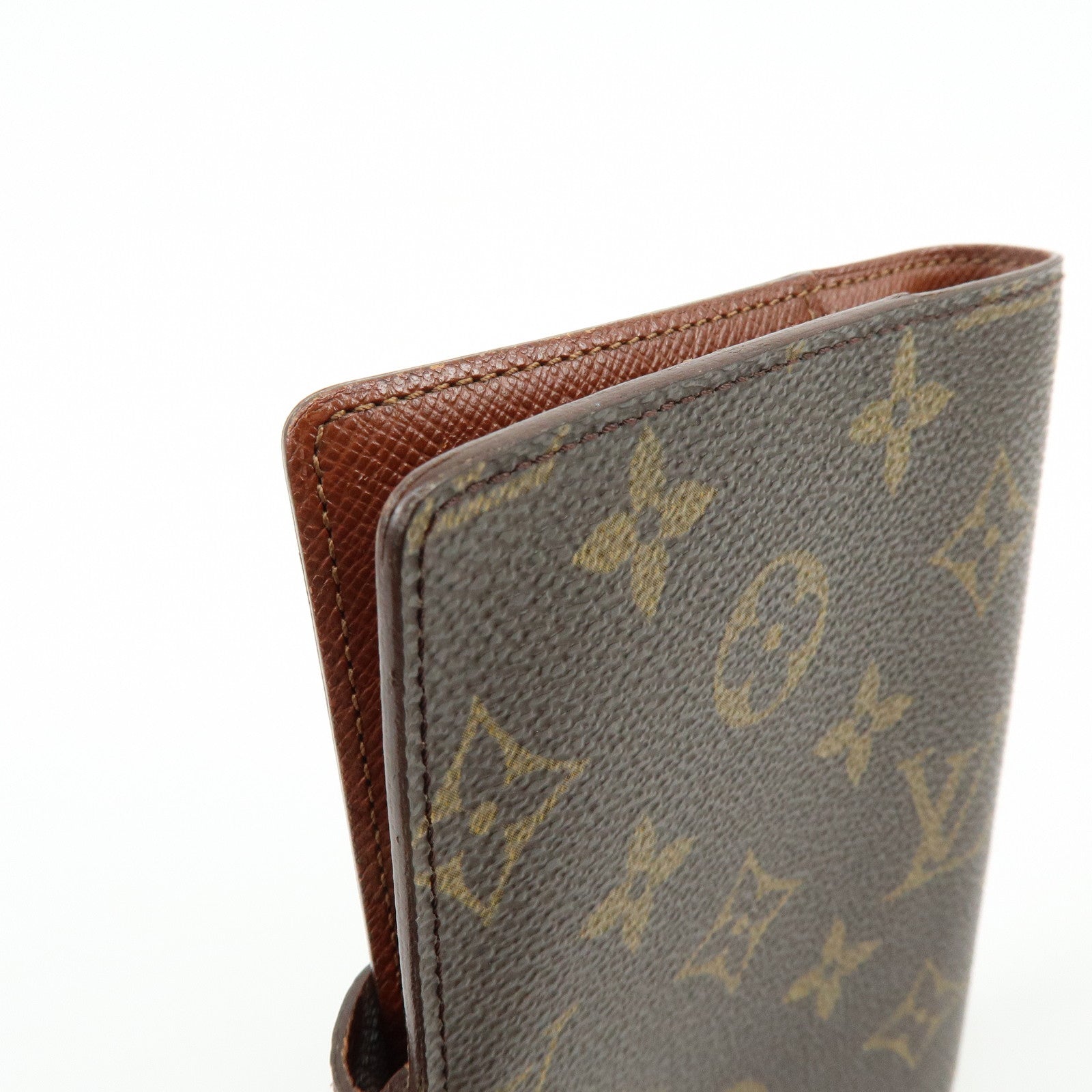 Louis Vuitton Monogram Agenda PM Planner Cover Brown R20005