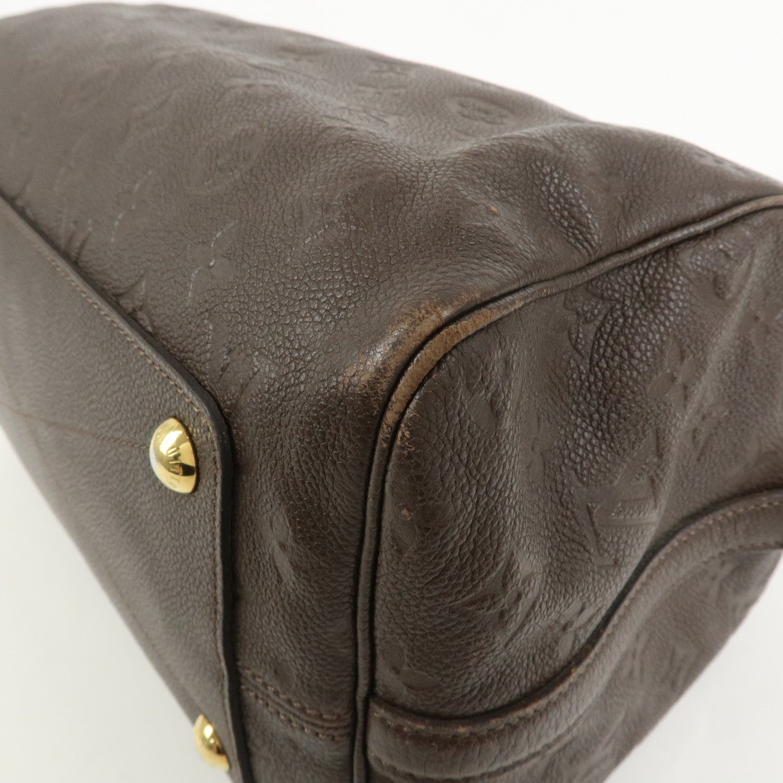 Louis Vuitton Monogram Empreinte Speedy 30 Bandouliere Terre M40751