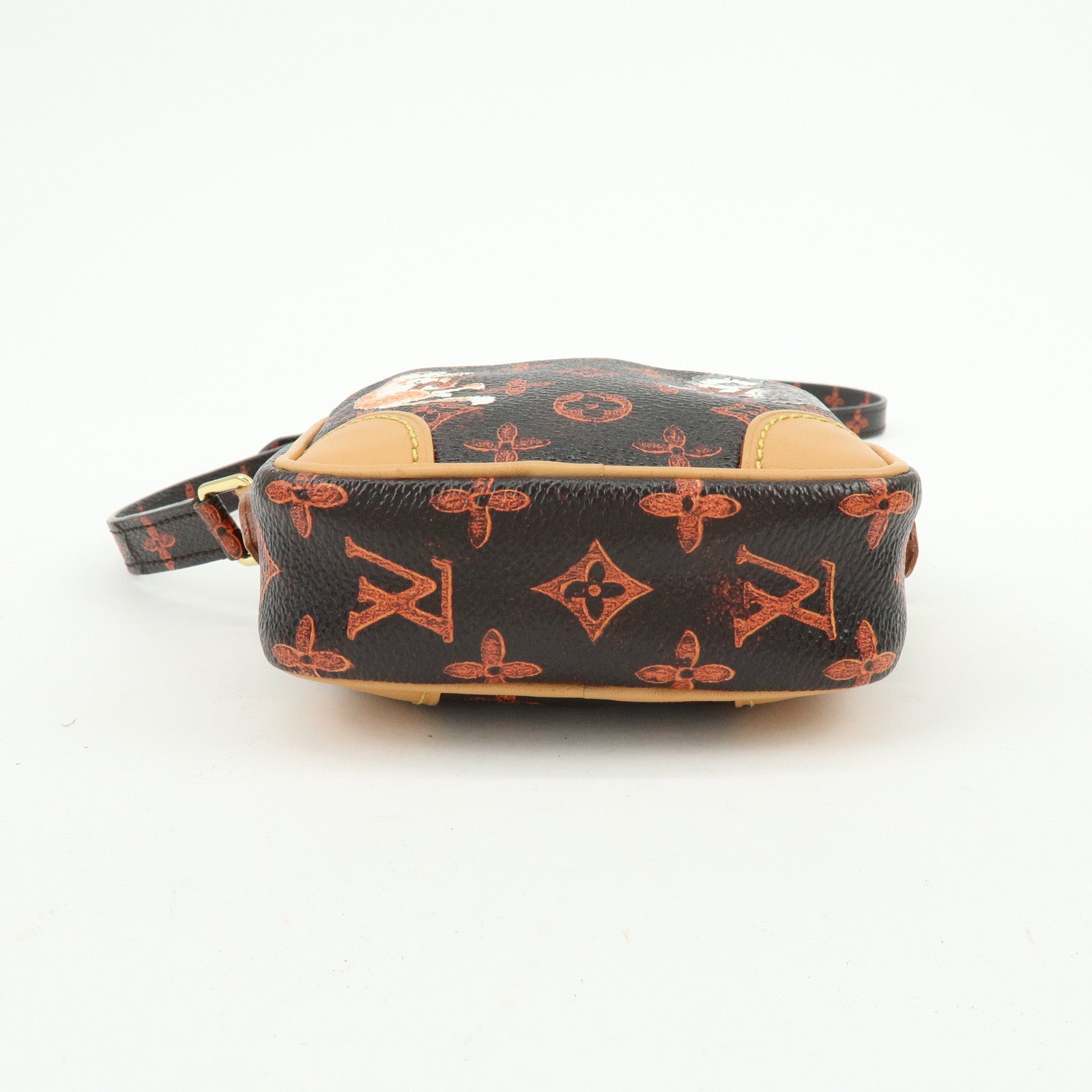 Louis Vuitton Catogram Paname Shoulder Bag Crossbody Brown M44399