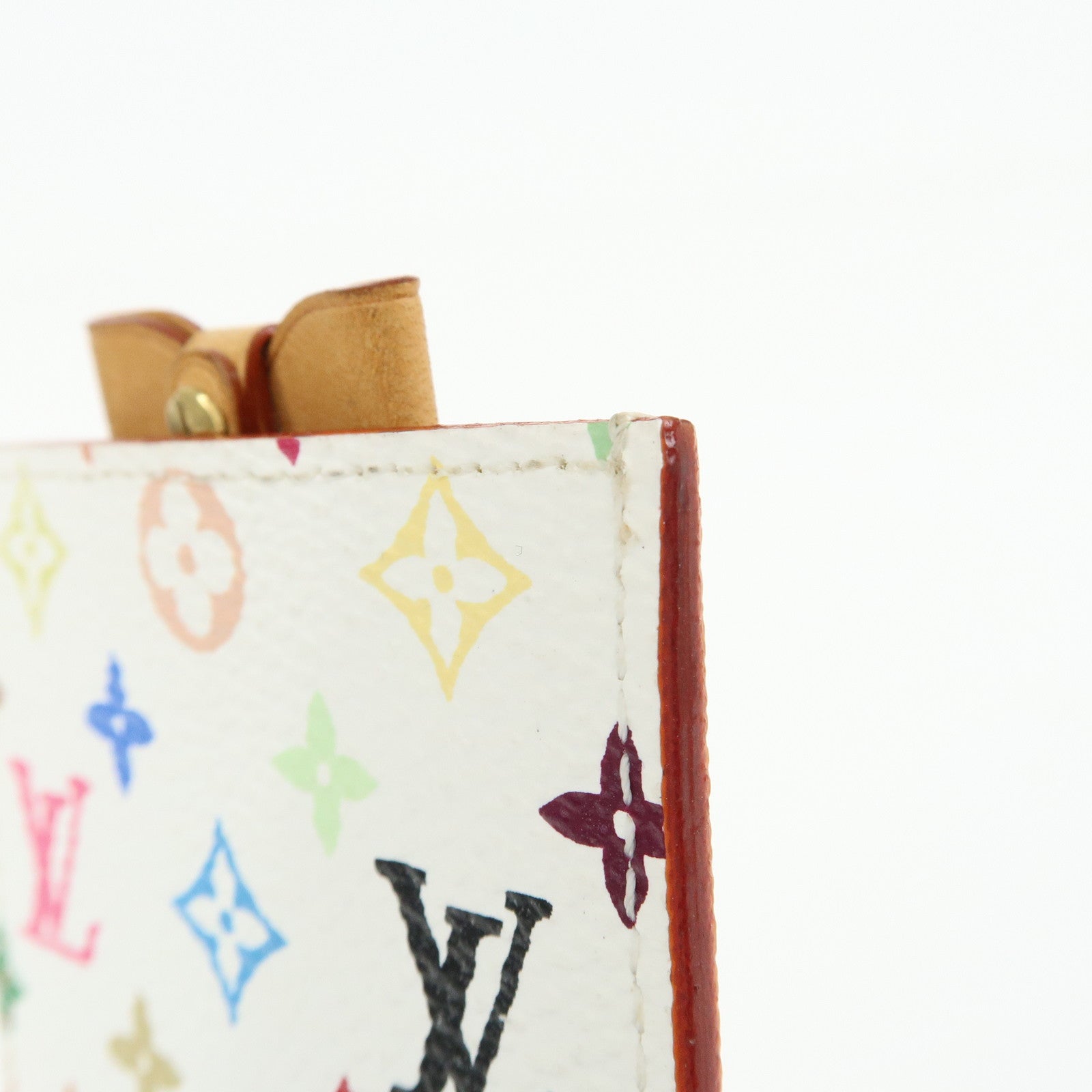 Louis Vuitton Monogram Étui Miroir Multicolor Blanc M92651