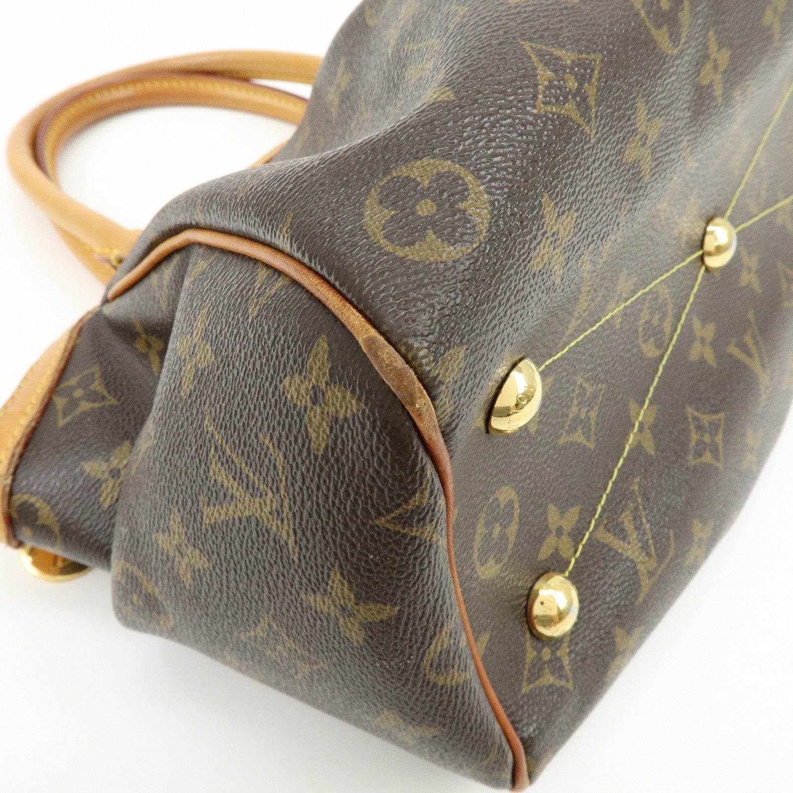 Louis Vuitton Monogram Tivoli PM Hand Bag Shoulder Bag Brown M40143