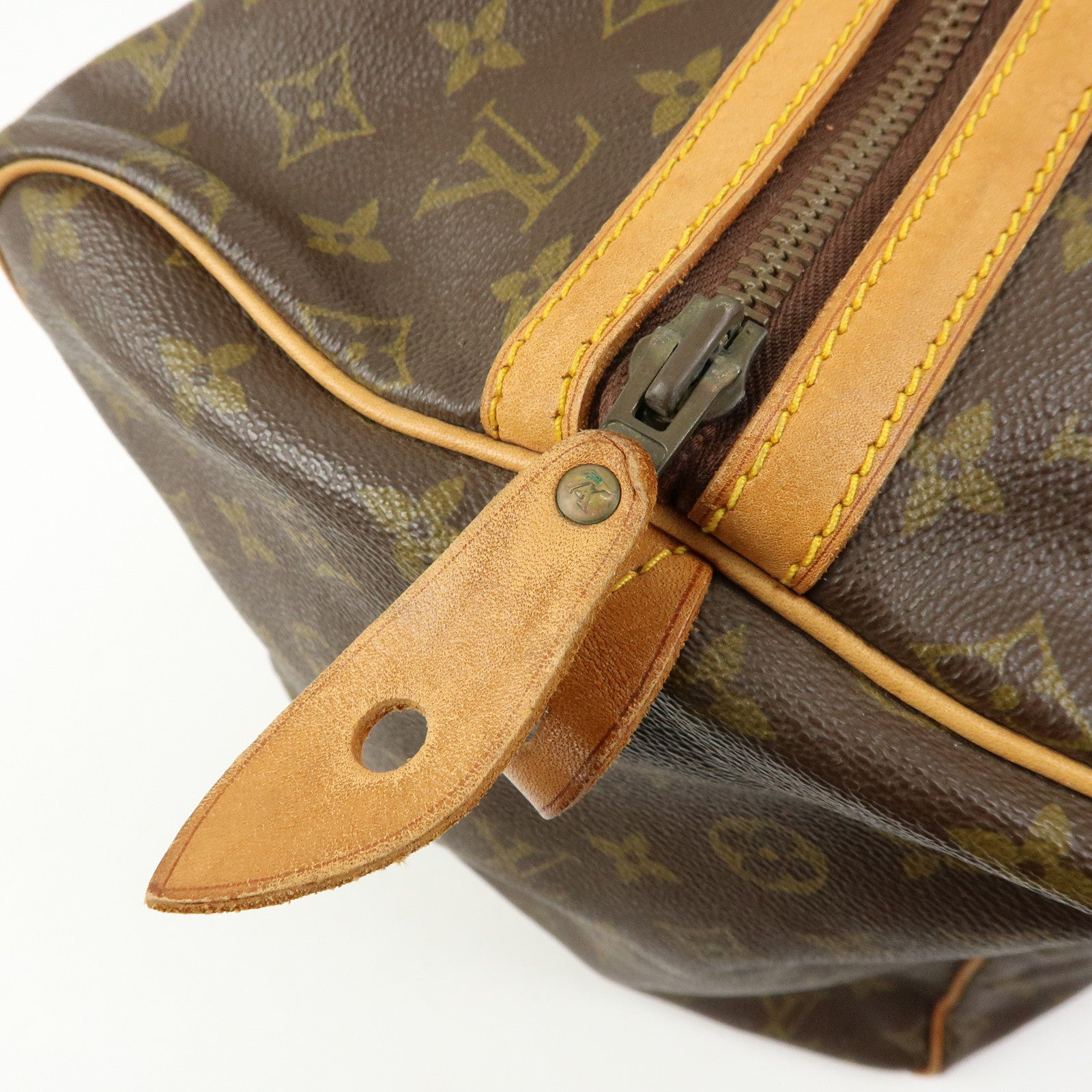 Louis Vuitton Monogram Sac Souple 55 Boston Bag Brown M41622