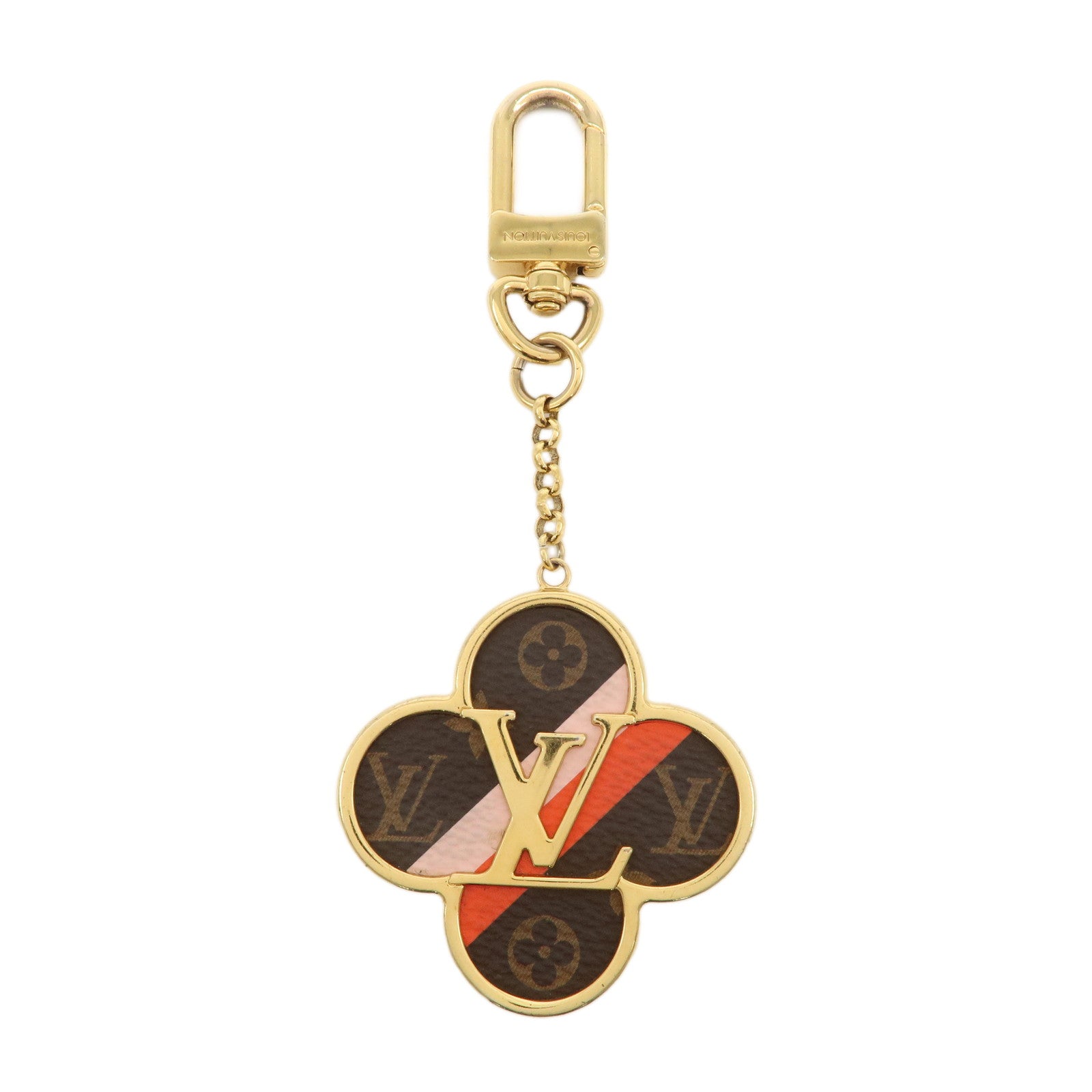 Louis Vuitton Monogram Porte Cles Into The Flower Key Chain M37356