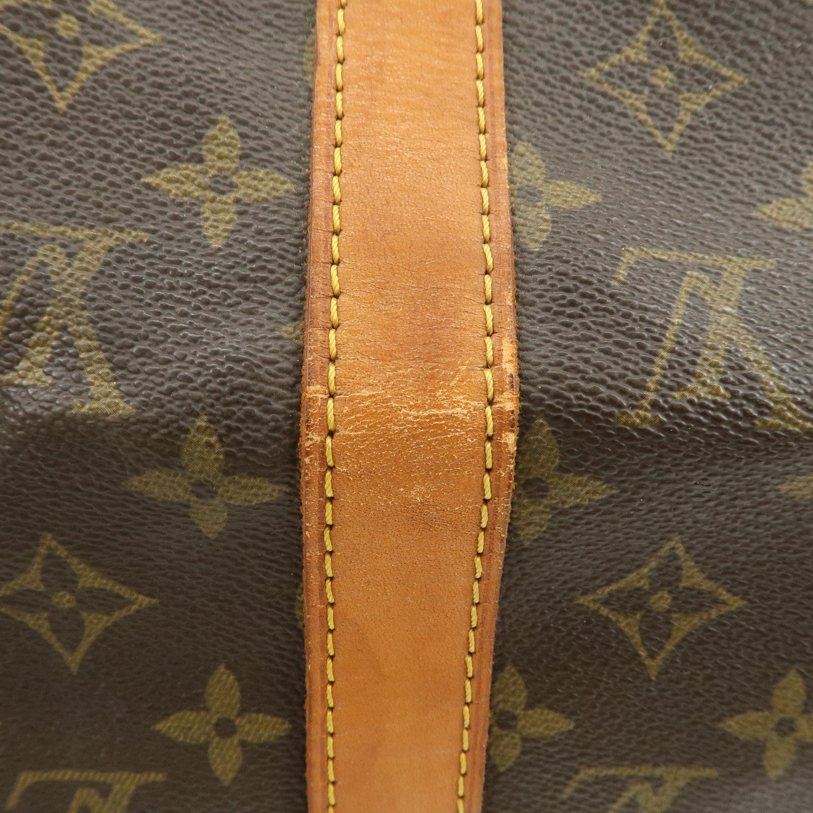 Louis Vuitton Monogram Sac Souple 45 Boston Bag Brown M41624