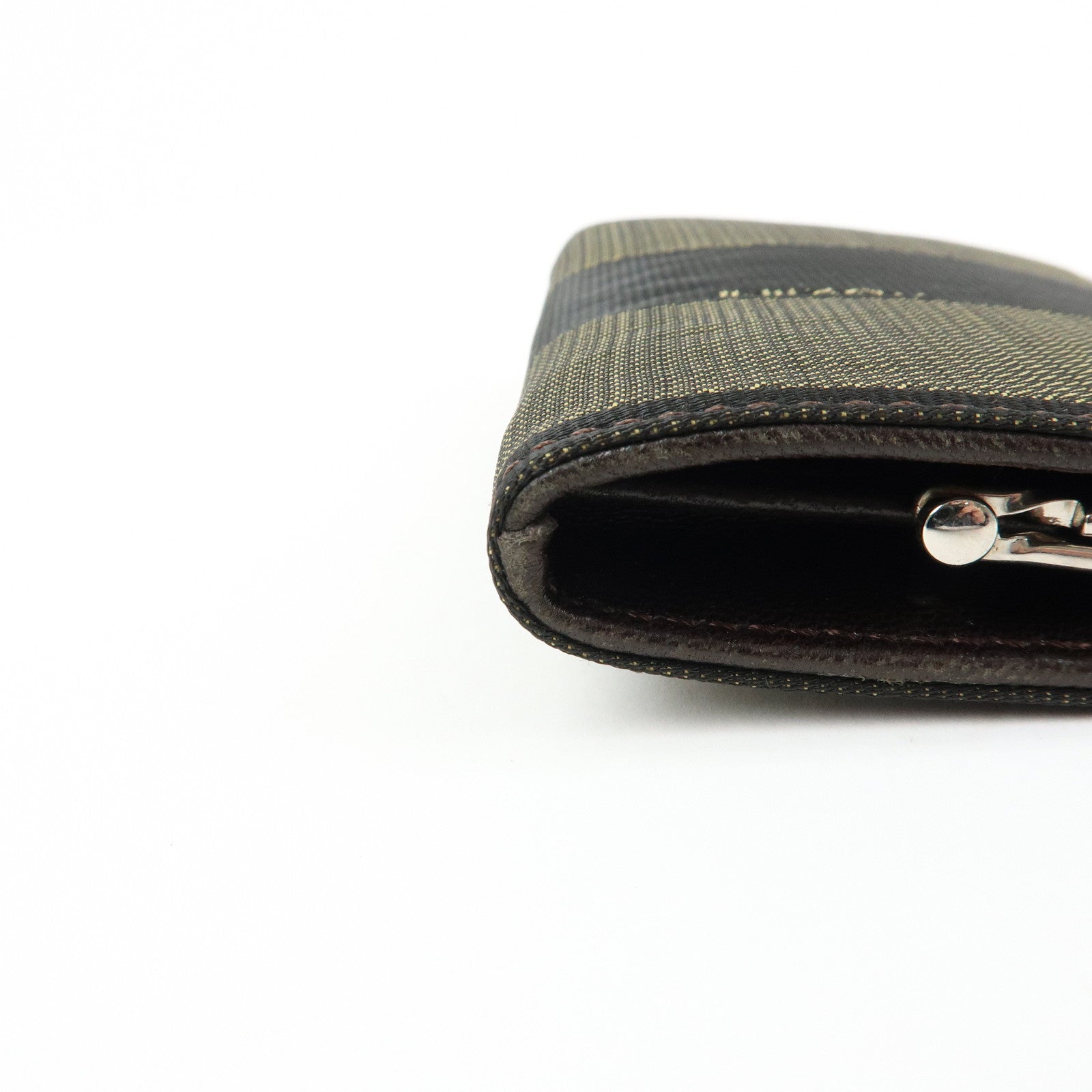 FENDI Canvas Coin Case Coin Purse Brown 2261‑30826‑099