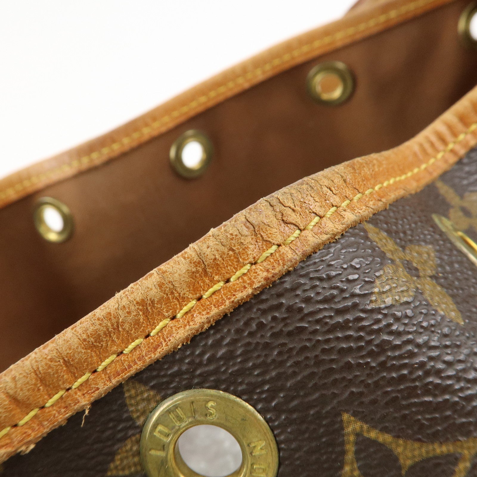 Louis Vuitton Monogram Petit Noe Shoulder Bag Brown M42226 Used