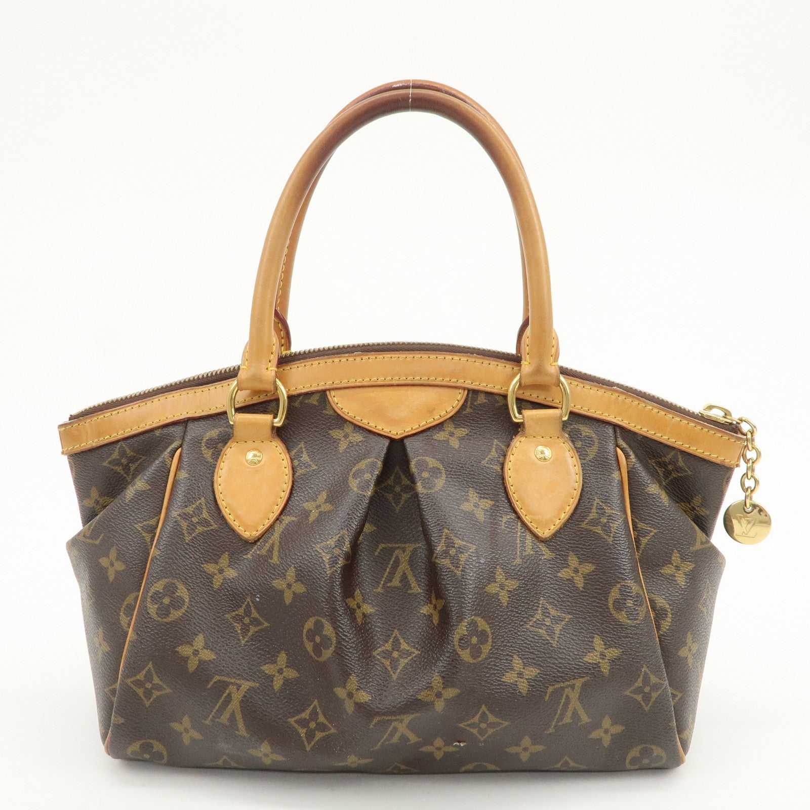 Louis Vuitton Monogram Tivoli PM Hand Bag Shoulder Bag Brown M40143