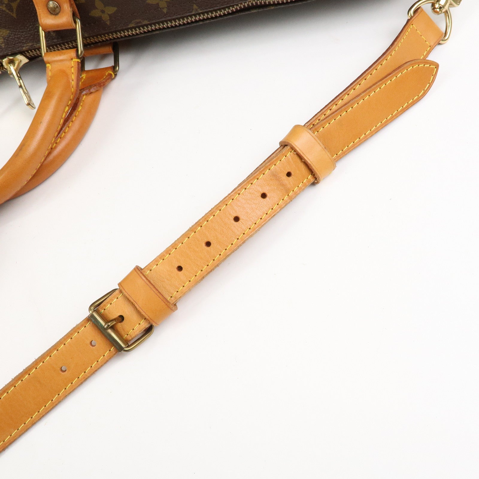 Louis Vuitton Monogram Keep All Bandouliere 60 Boston Bag M41412