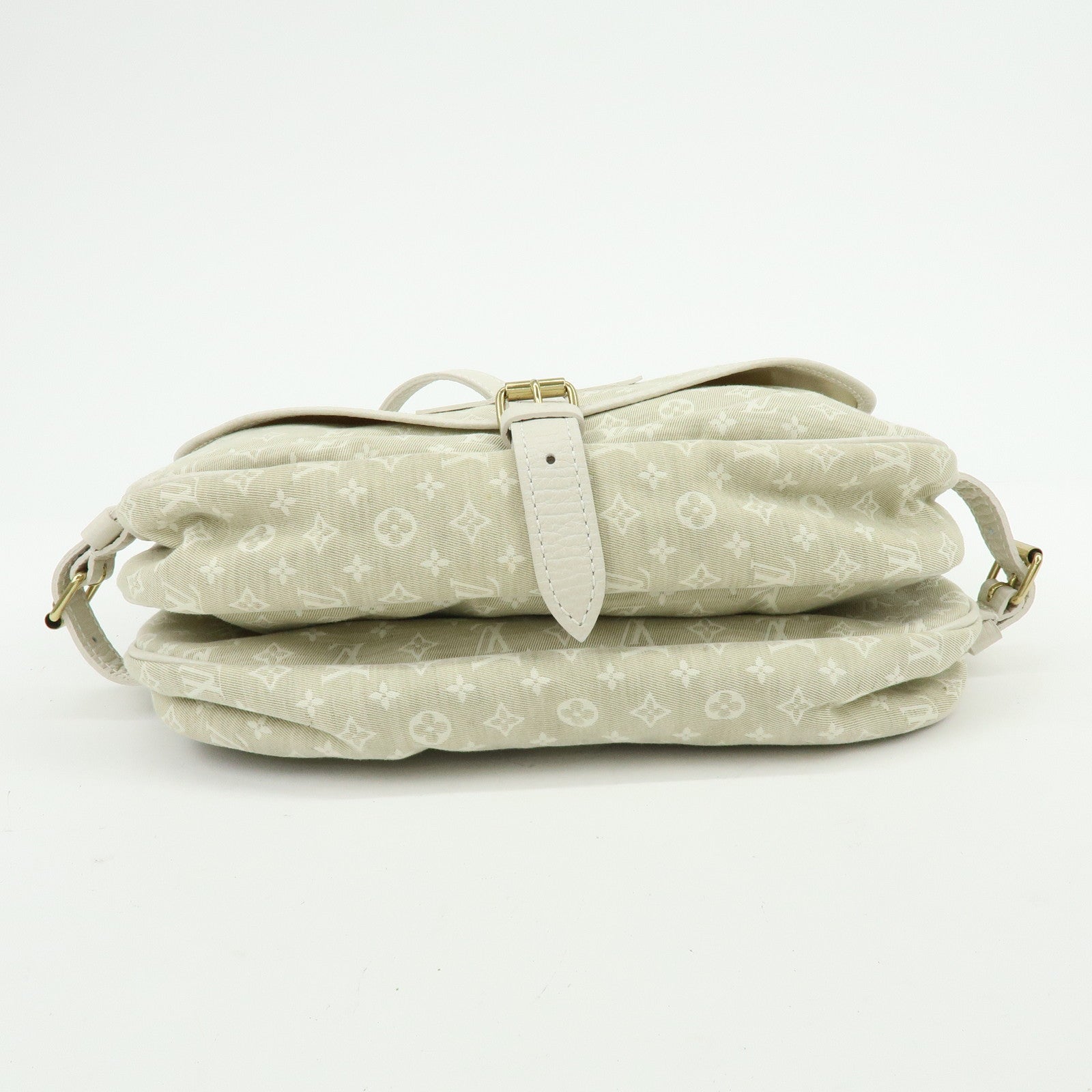 Louis Vuitton Monogram Mini Lin Saumur 30 Shoulder Bag Dune M95314
