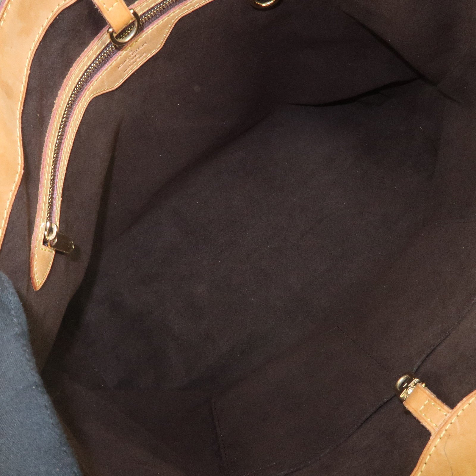 Louis Vuitton Monogram Wilshire MM Tote Bag Brown M45644