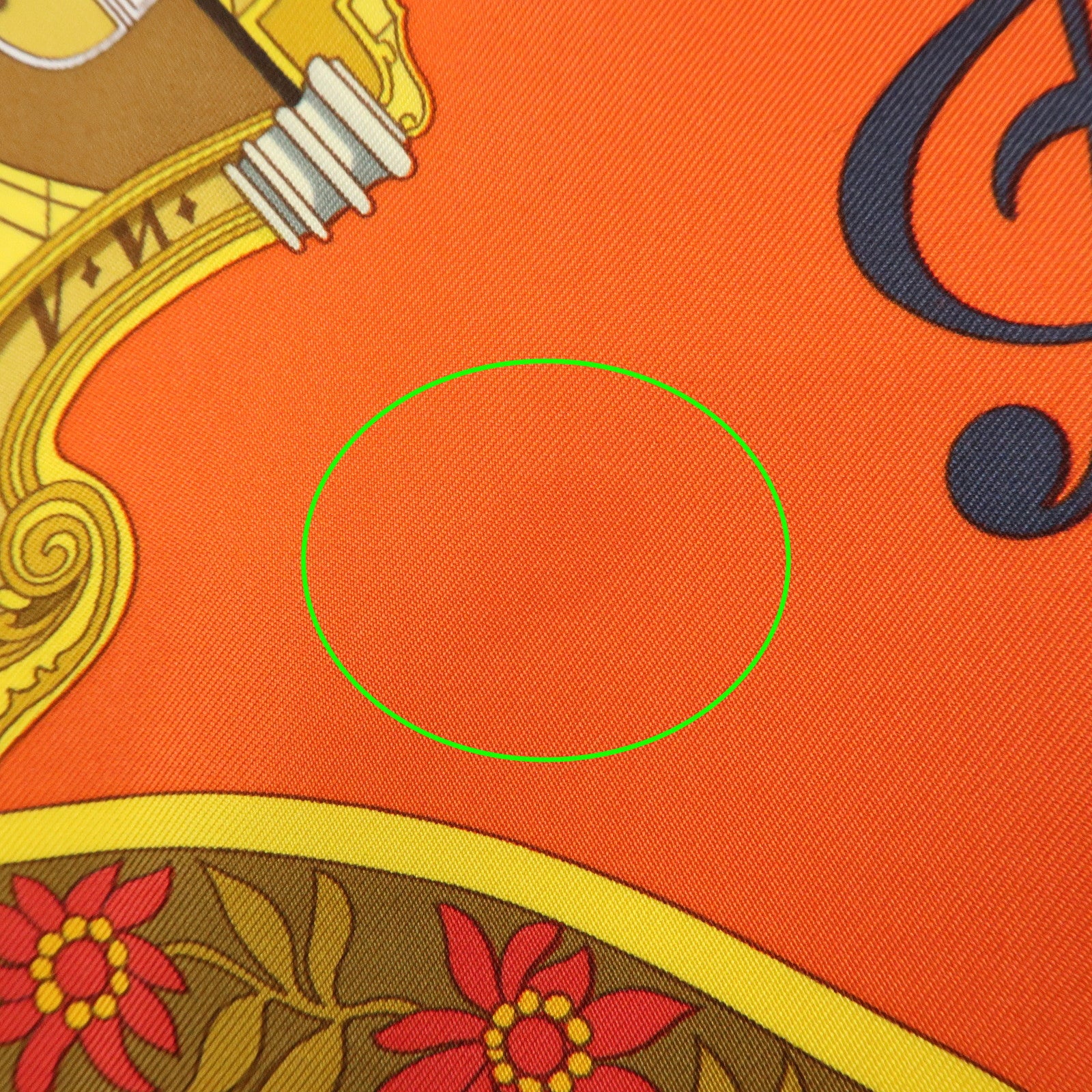 HERMES Carre 90 Silk 100% Scarf IN SALZBURG Orange Gold Brown
