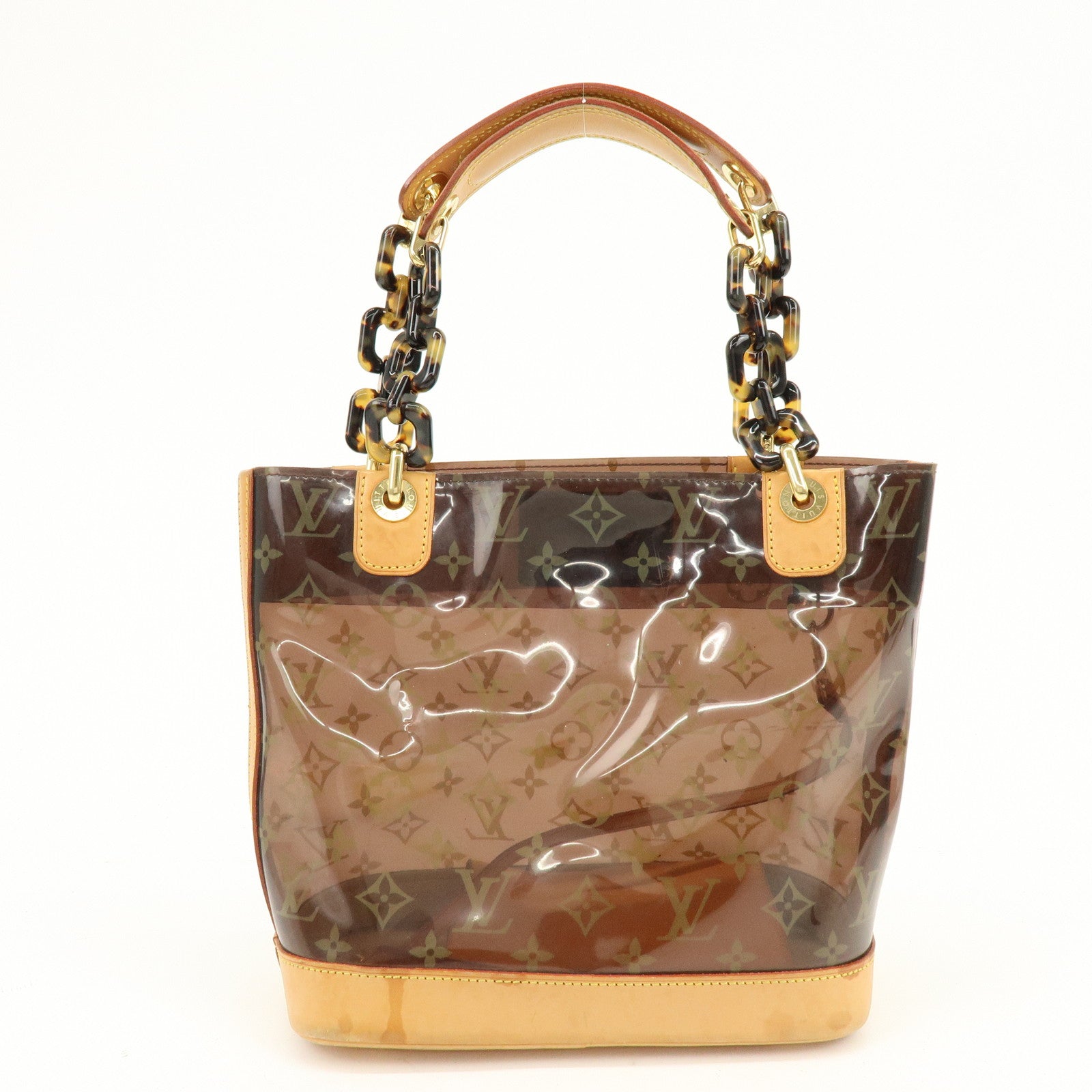 Louis Vuitton Monogram Cabas Ambre PM Tote Bag Clear Brown M92502