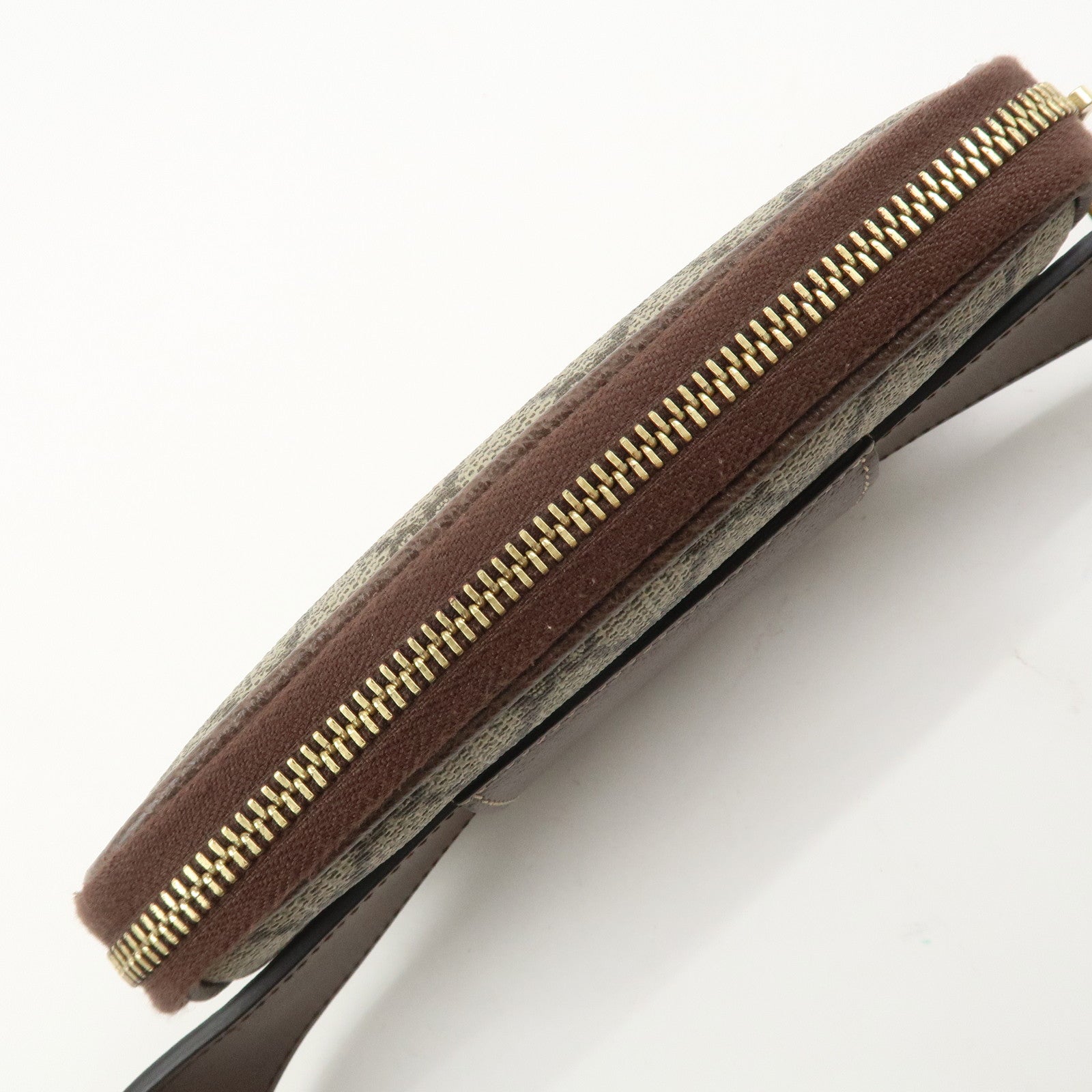 GUCCI Ophidia GG Supreme Leather Waist Bag Brown 519308