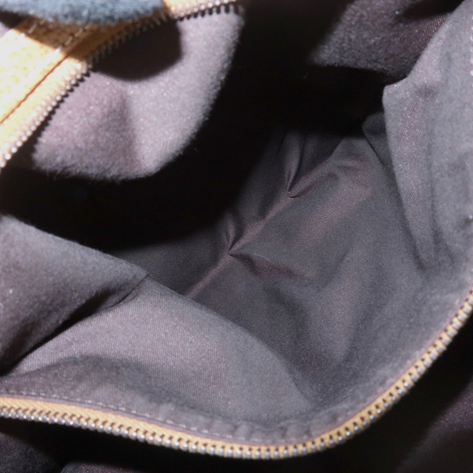 GUCCI Bamboo GG Canvas Shoulder Bag Hand Bag Beige 124293