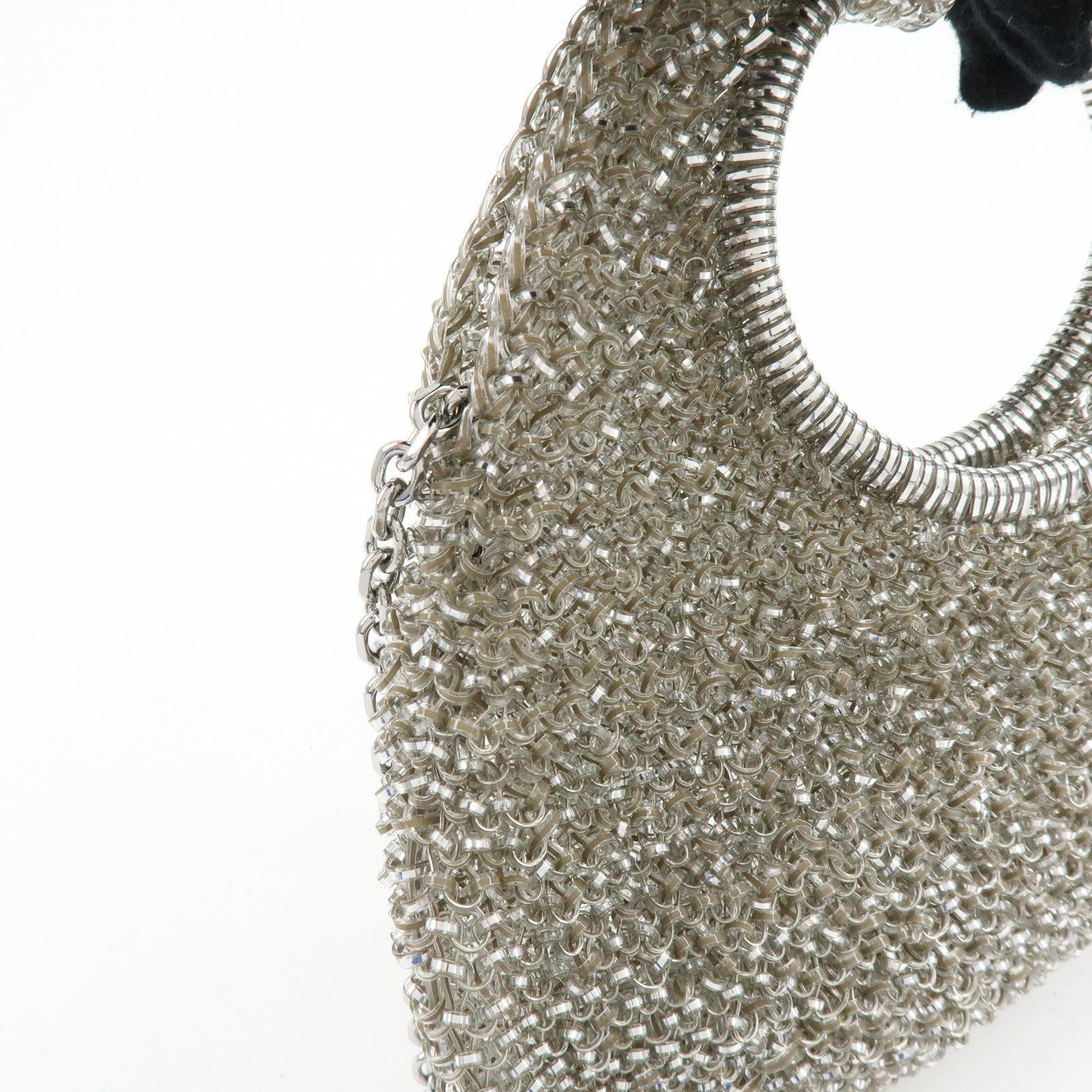 ANTEPRIMA PVC Wire Bag PVC 2Way Bag Hand Bag Shoulder Bag Silver