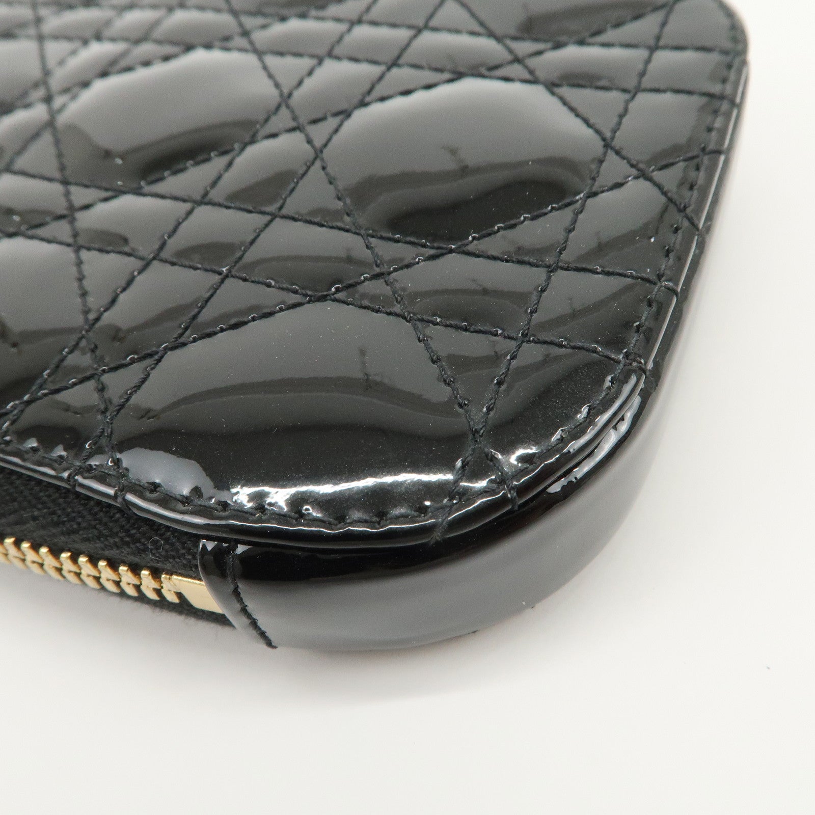Christian Dior Lady Dior Cannage Call'in Dior Phone Case Black