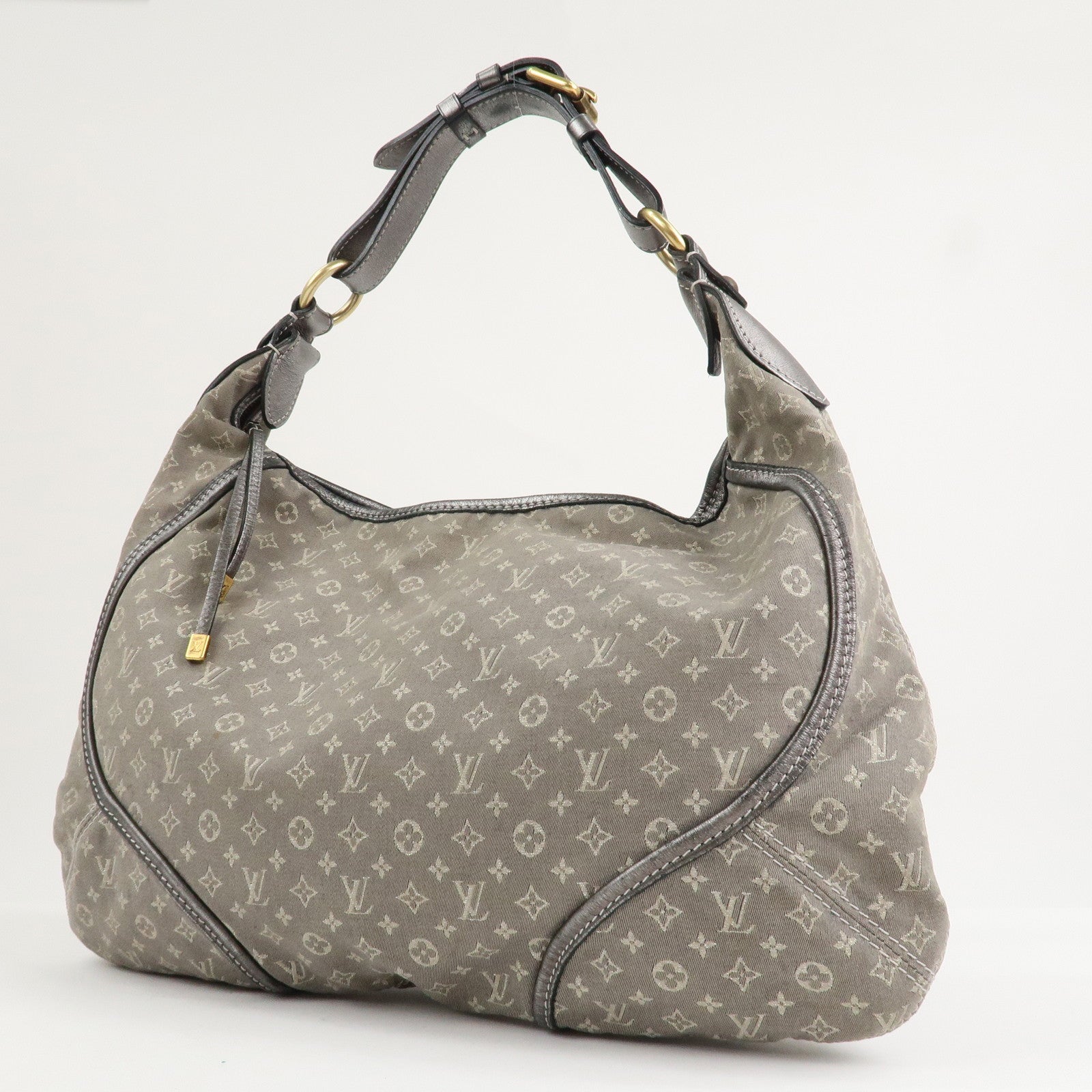 Louis Vuitton Monogram Mini Lin Manon MM ShoulderBag Platine M95618