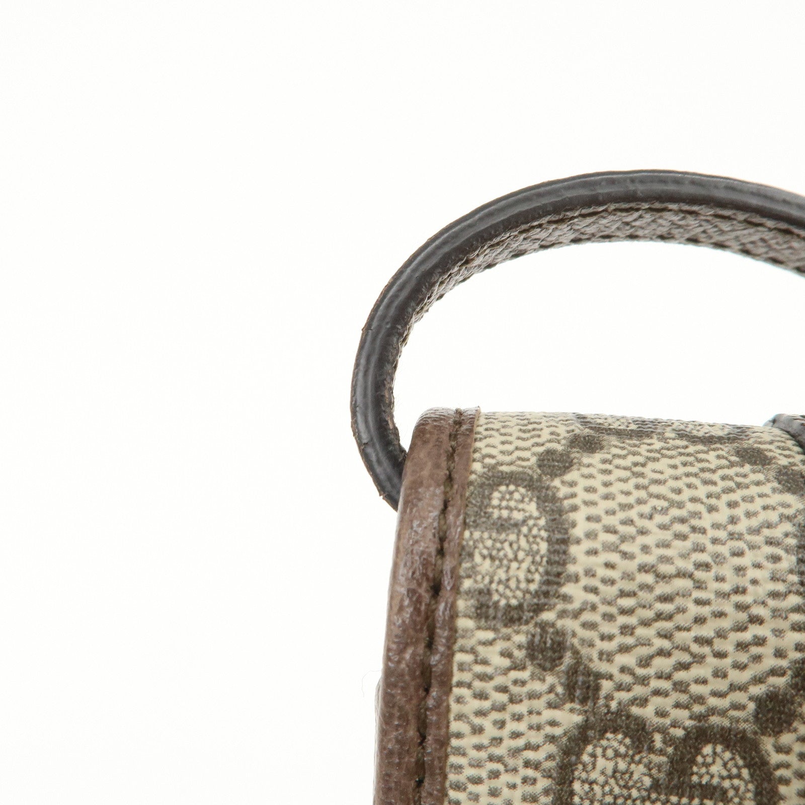 GUCCI Ophidia Sherry GG Supreme PVC Mini Shoulder Bag Beige 625757