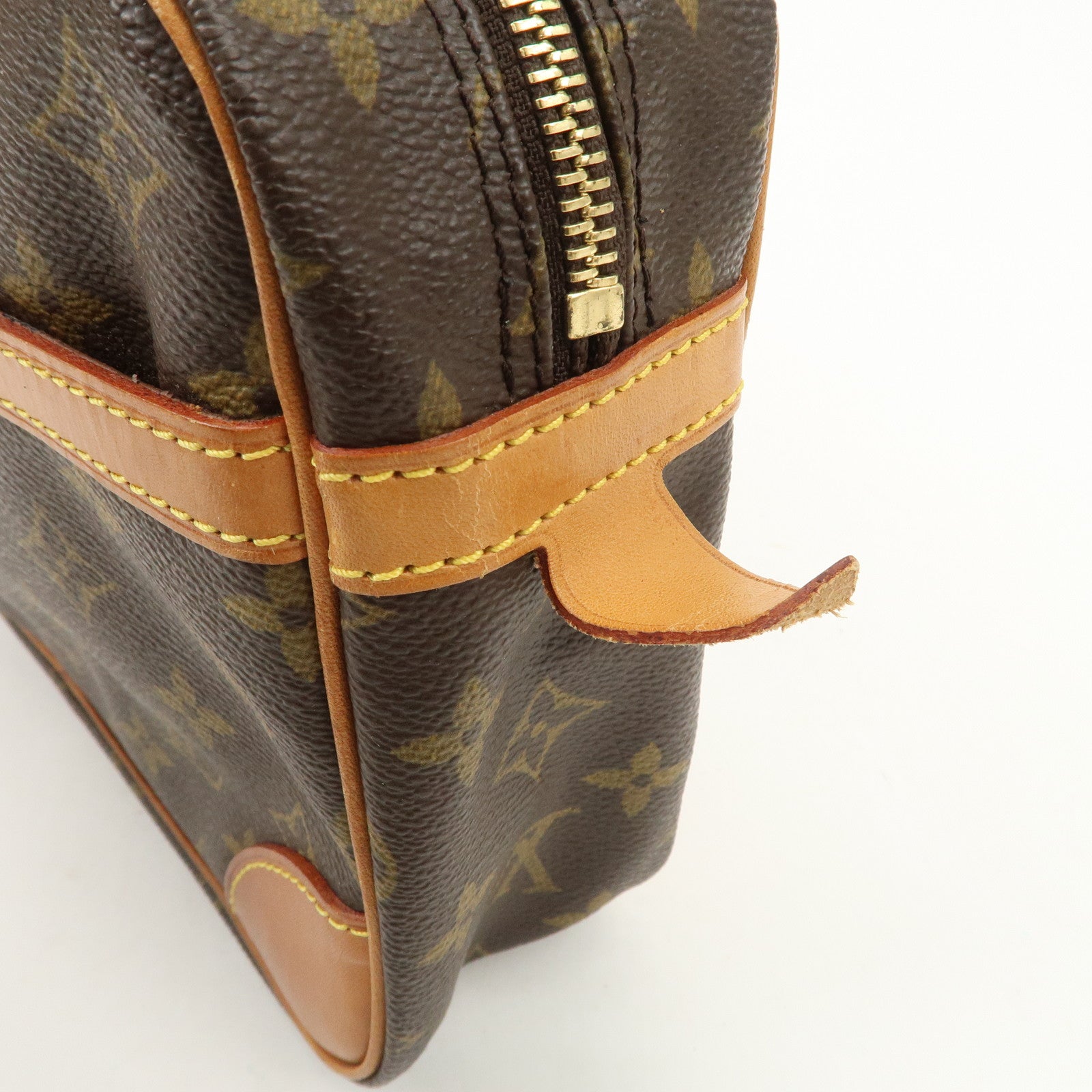 Louis Vuitton Monogram Compiegne 28 Pouch Clutch Bag Brown M51845 Used