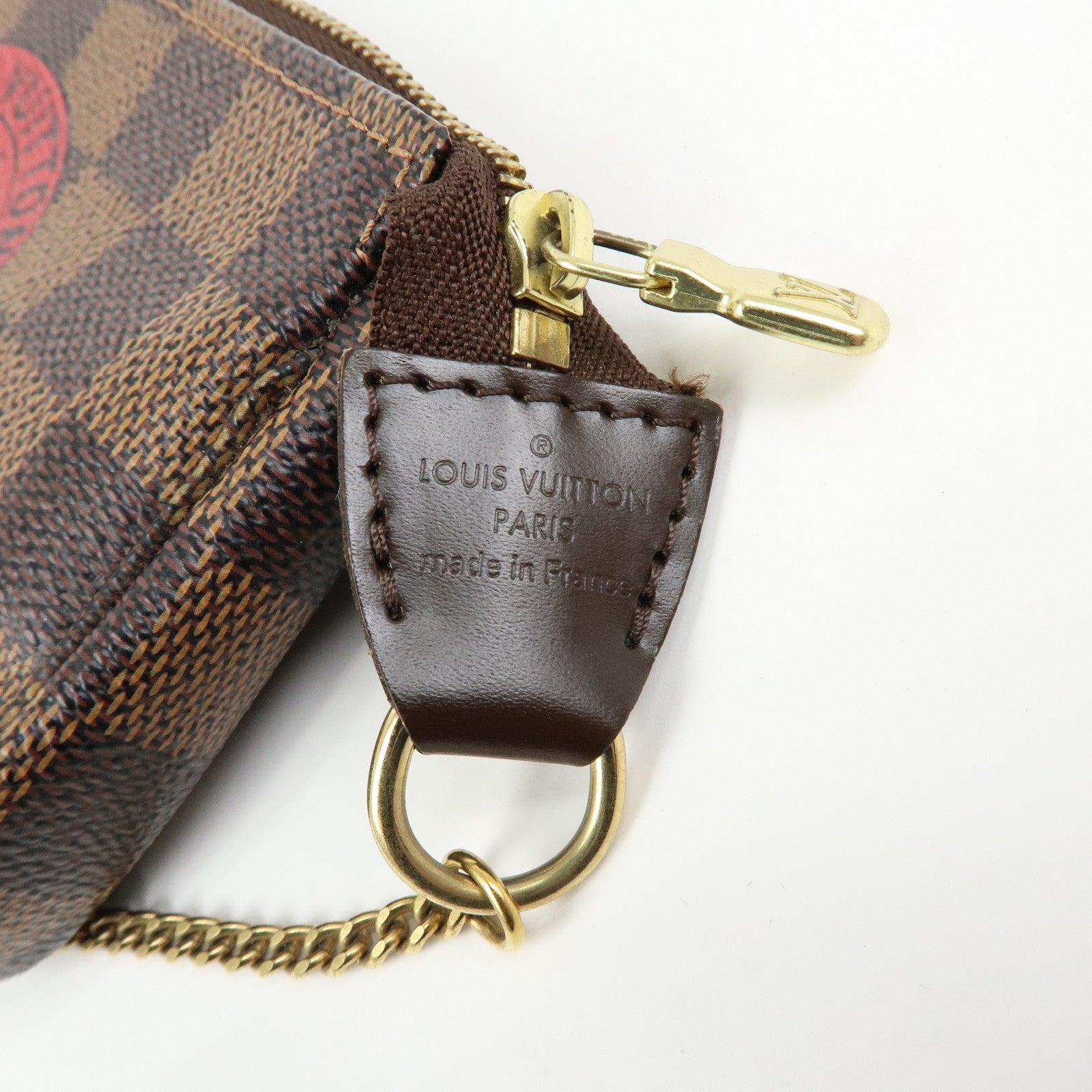 Louis Vuitton Damier T&B Mini Pochette Accessoires Pouch N58011