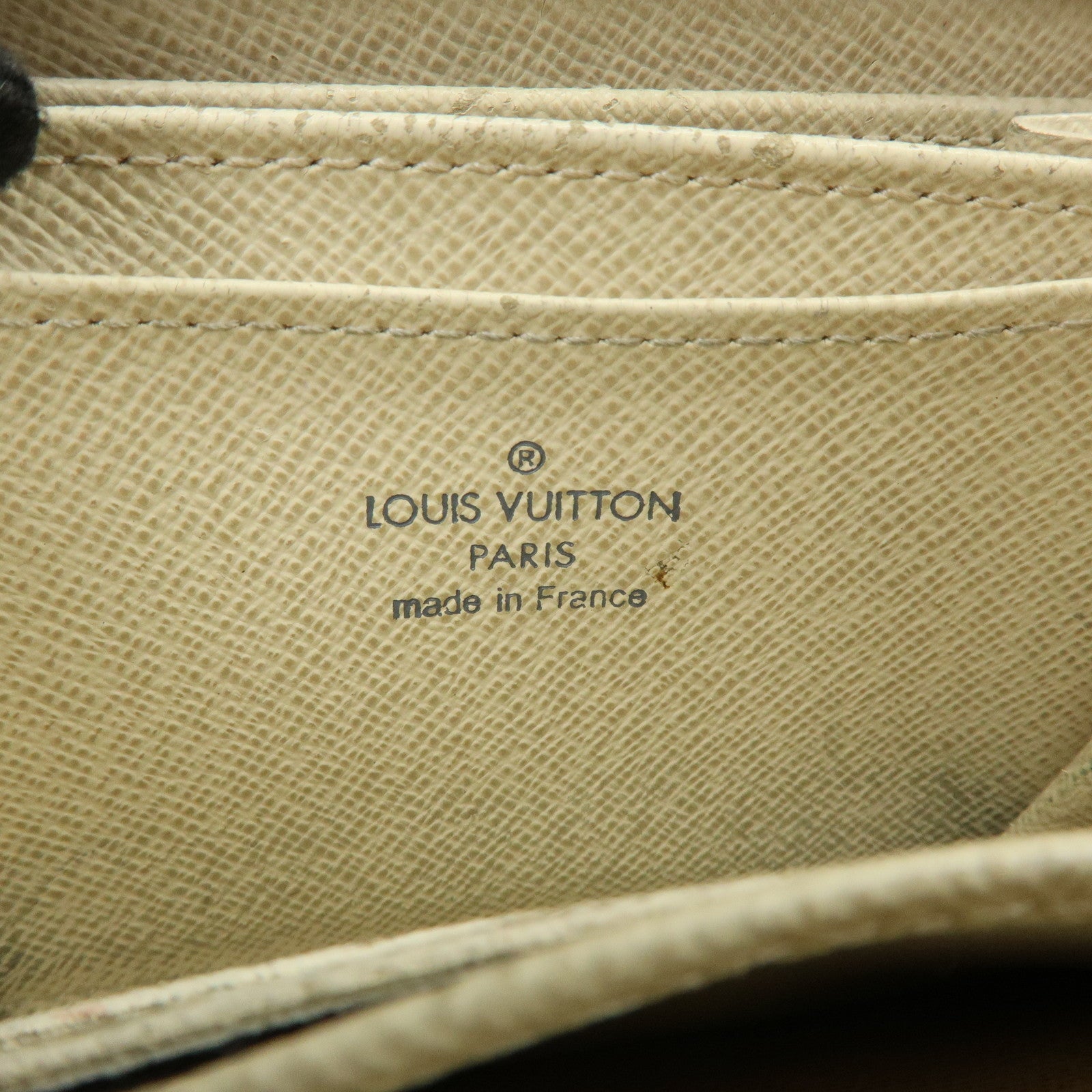 Louis Vuitton Damier Azur Zippy Coin Purse Coin Case Ivory N63069