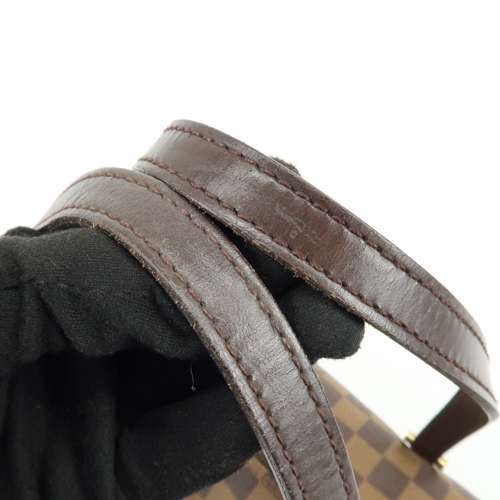 Louis Vuitton Damier Ebene Papillon 30 Hand Bag Brown N51303