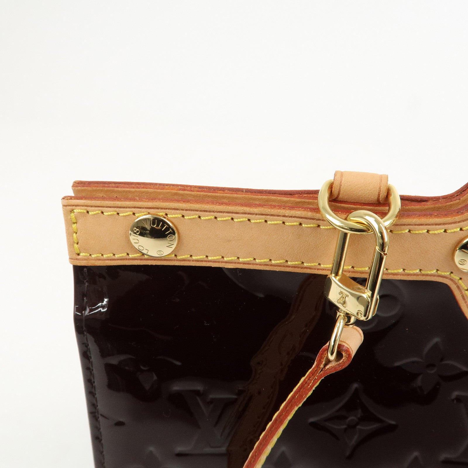 Louis Vuitton Monogram Vernis Roxbury Drive Bag Amarante M91995