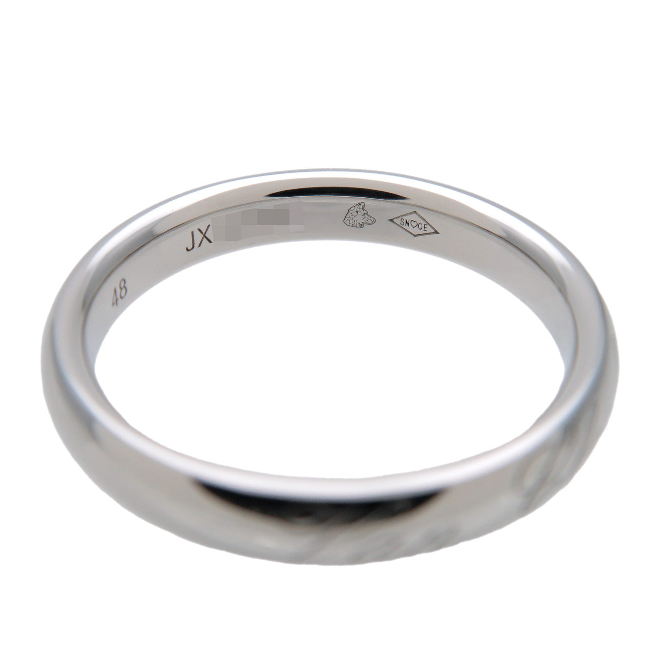 Van Cleef & Arpels Infini Signature Ring PT950 Platinum #48 US4.5