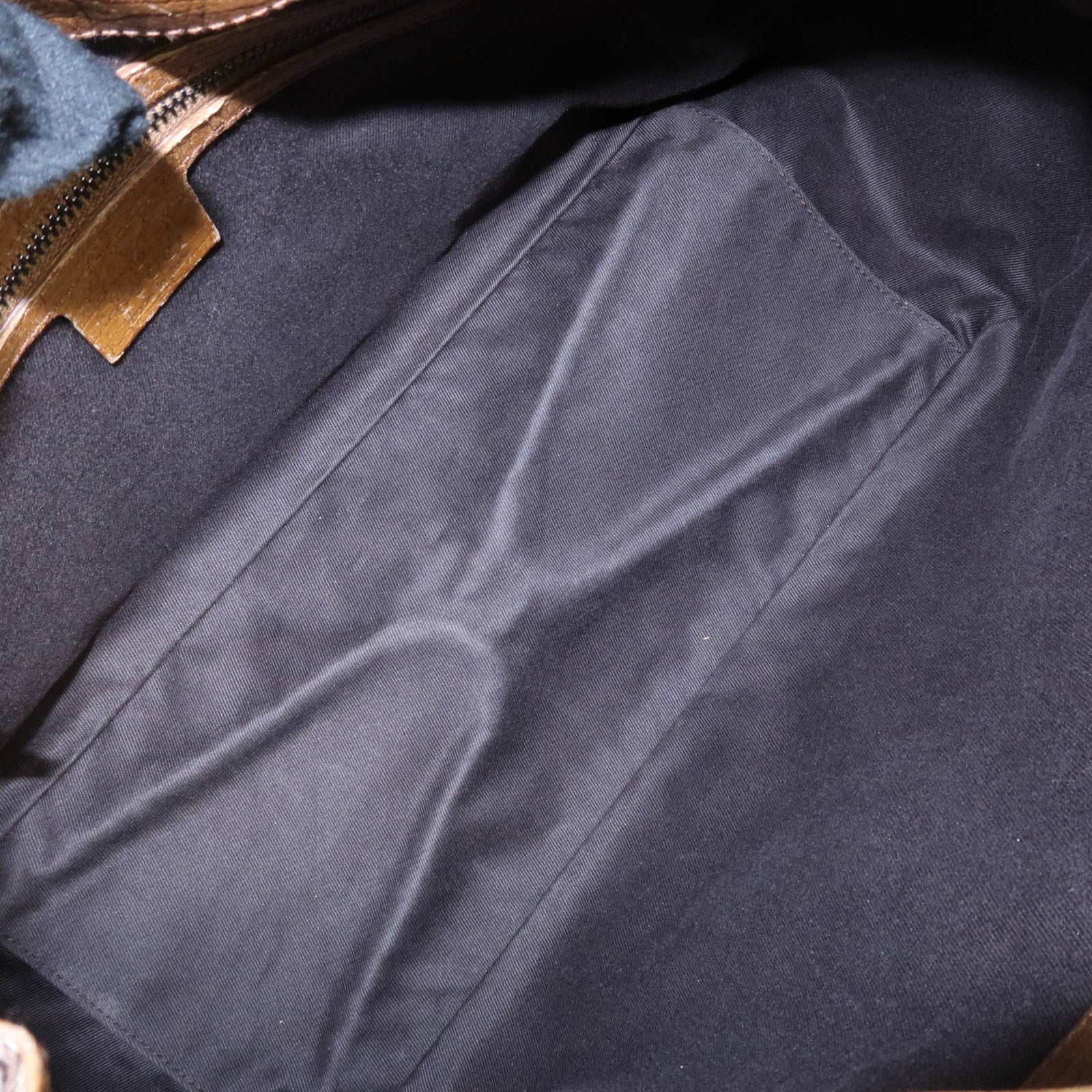 GUCCI GG Canvas Wood Handle Shoulder Bag Hand Bag Beige 106494 Used