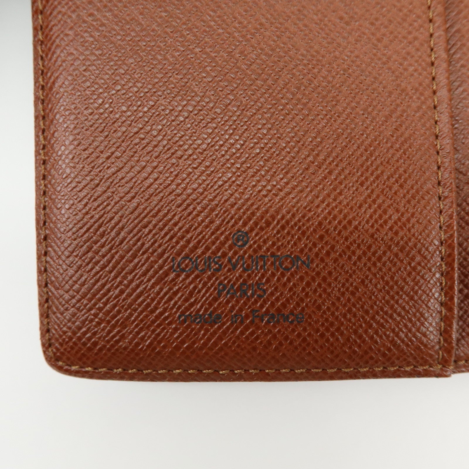 Louis Vuitton Monogram Agenda PM Planner Cover Brown R20005