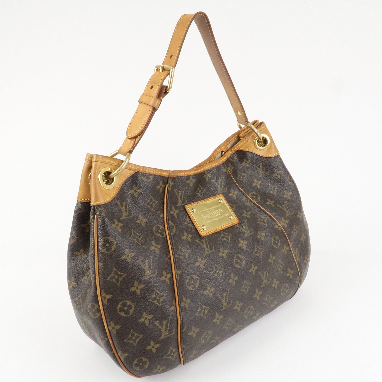 Louis Vuitton Monogram Galliera PM Shoulder Bag Brown M56382 Used