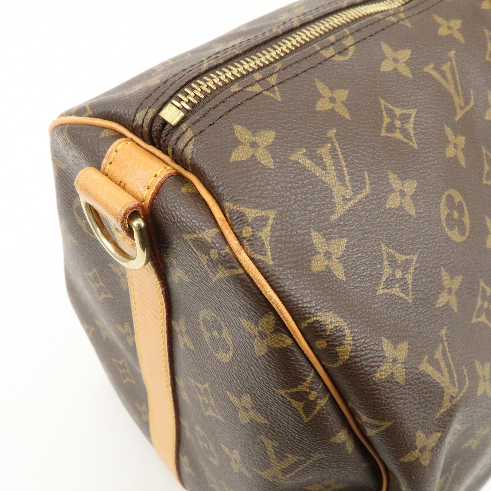 Louis Vuitton Monogram Keep All Bandouliere 55 Boston Bag M41414