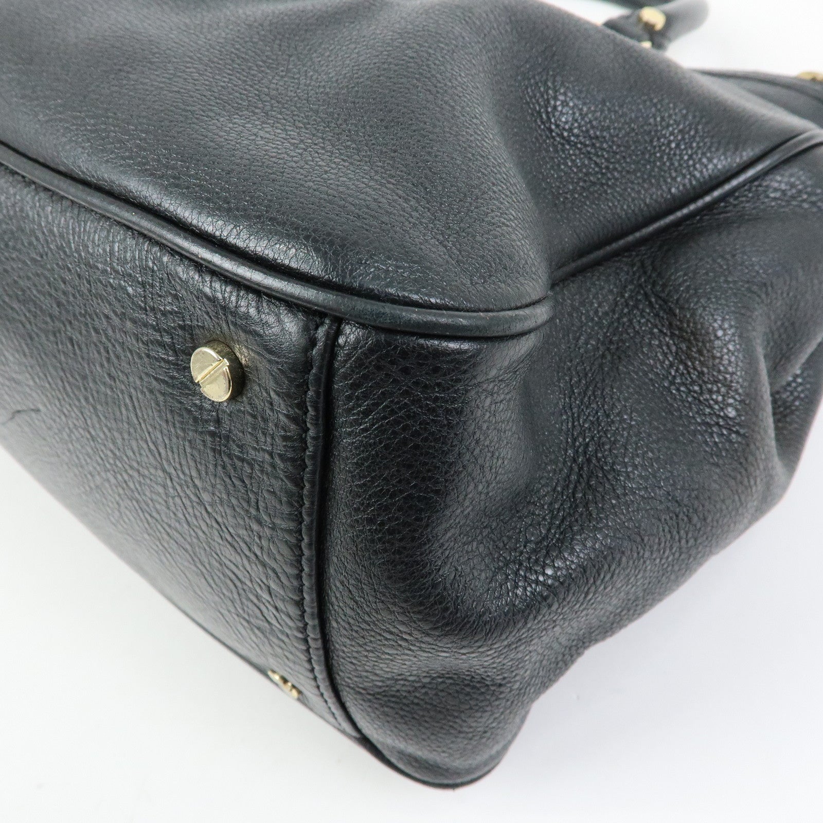 TORY BURCH Amanda Leather 2Way Bag Hand Bag Shoulder Bag Black