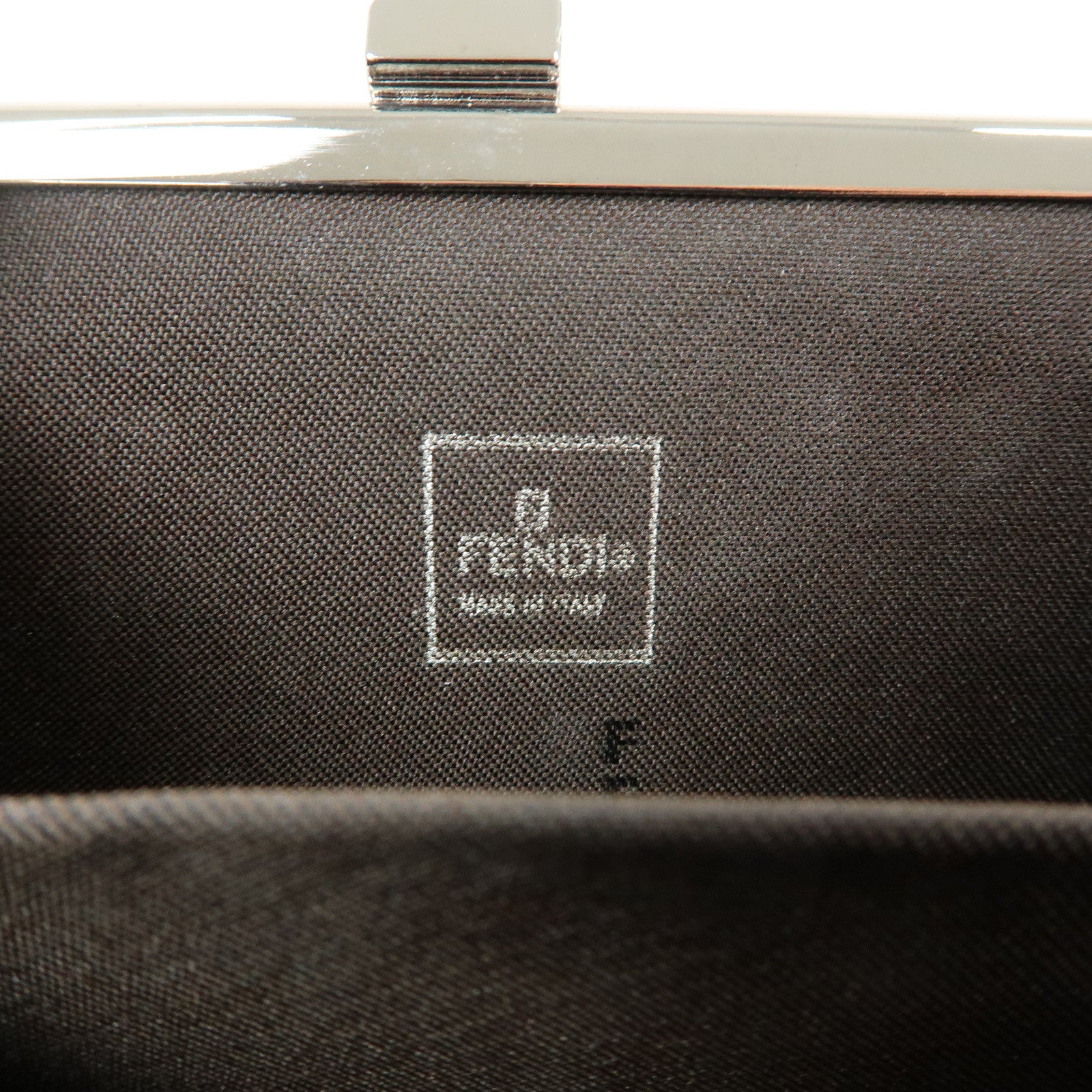 FENDI Canvas Coin Case Coin Purse Brown 2261‑30826‑099