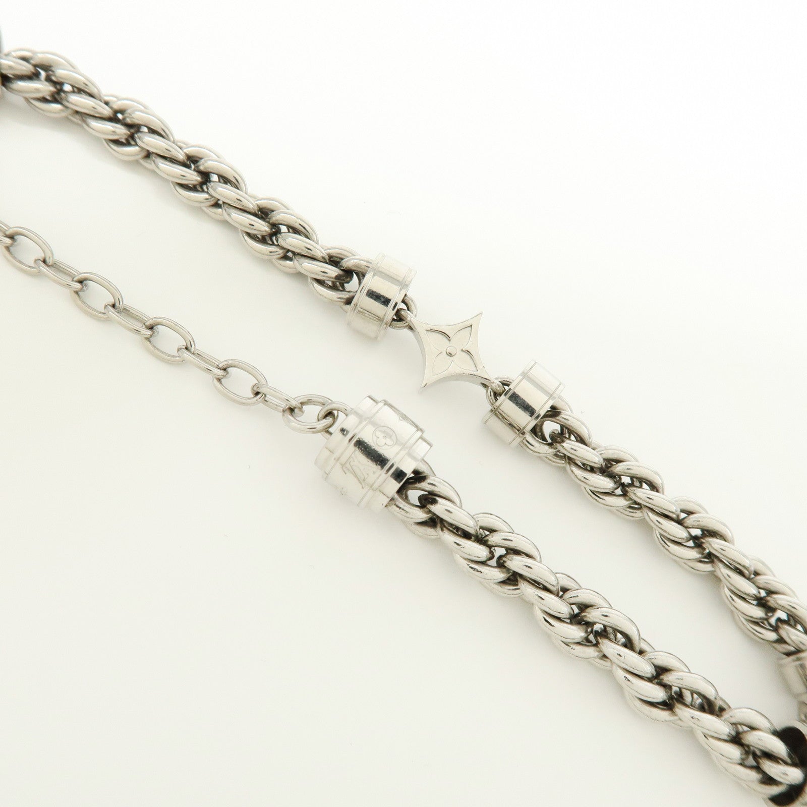 Louis Vuitton Wire S00 Metal Bracelet Silver M02744
