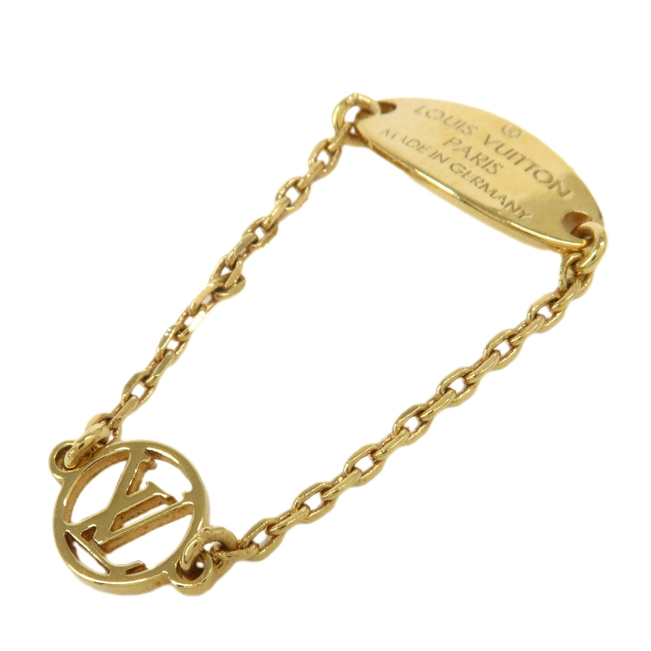 Louis Vuitton Set of 3 Bague Blooming Strass Ring L Gold M68379