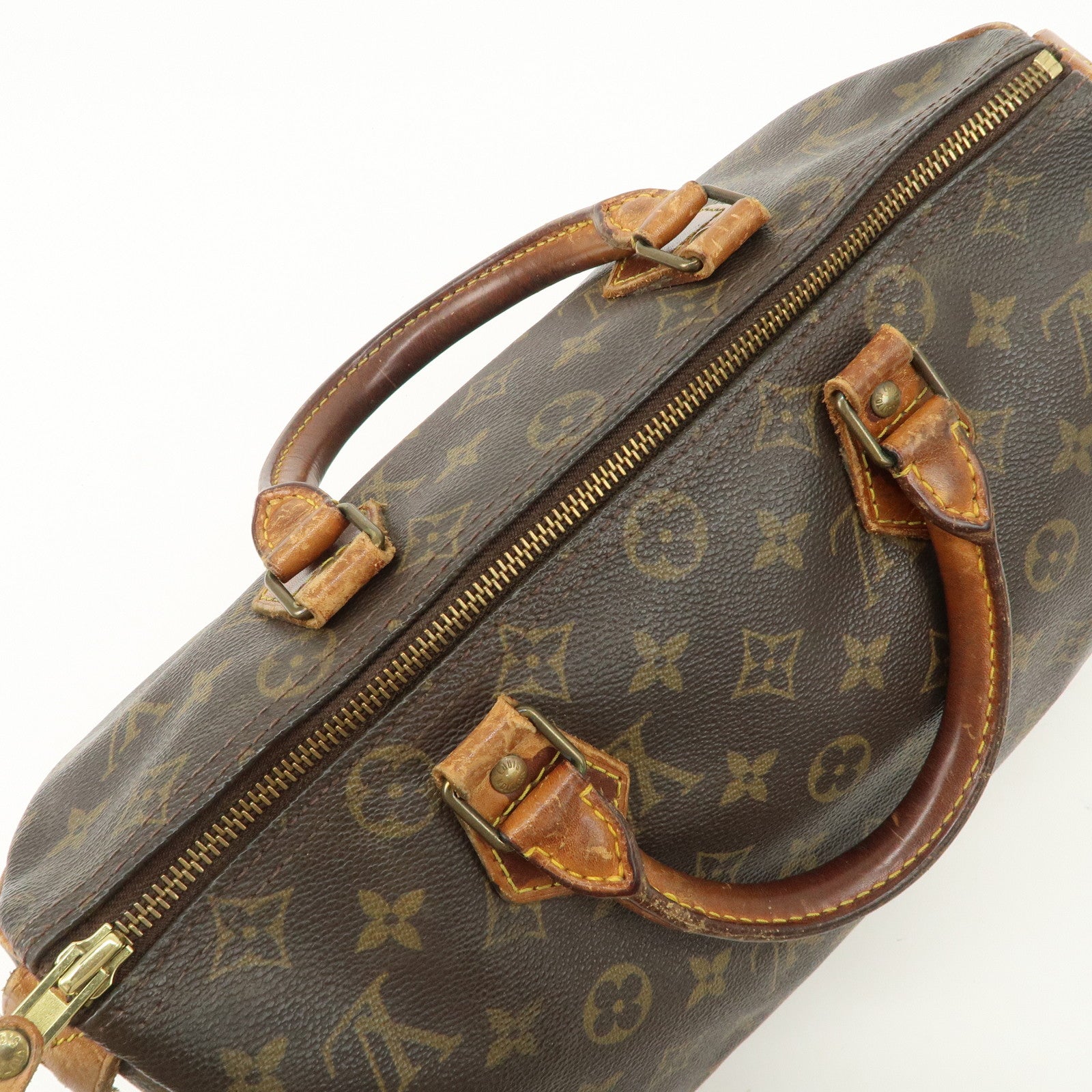 Louis Vuitton Monogram Speedy 30 Boston Bag Hand Bag M41526 Used