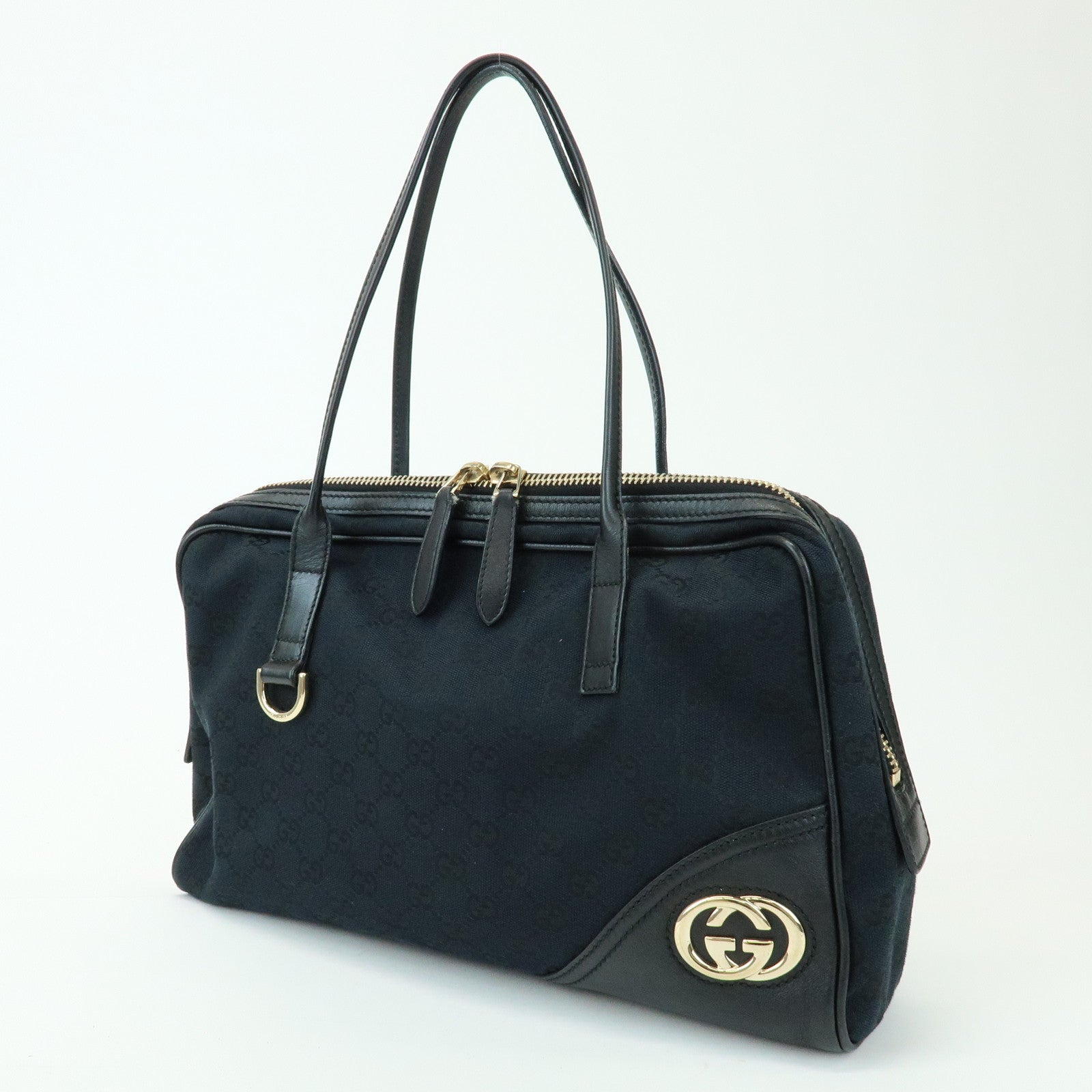 GUCCI New Britt Interlocking G GG Canvas Hand Shoulder Bag 169971
