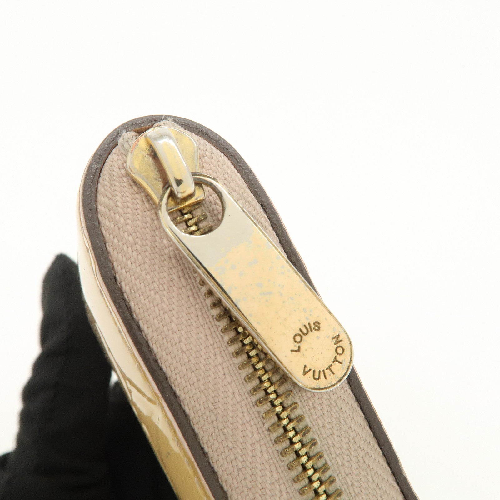 Louis Vuitton Monogram Vernis Leather Set of 2 Wallet M91979/M90203