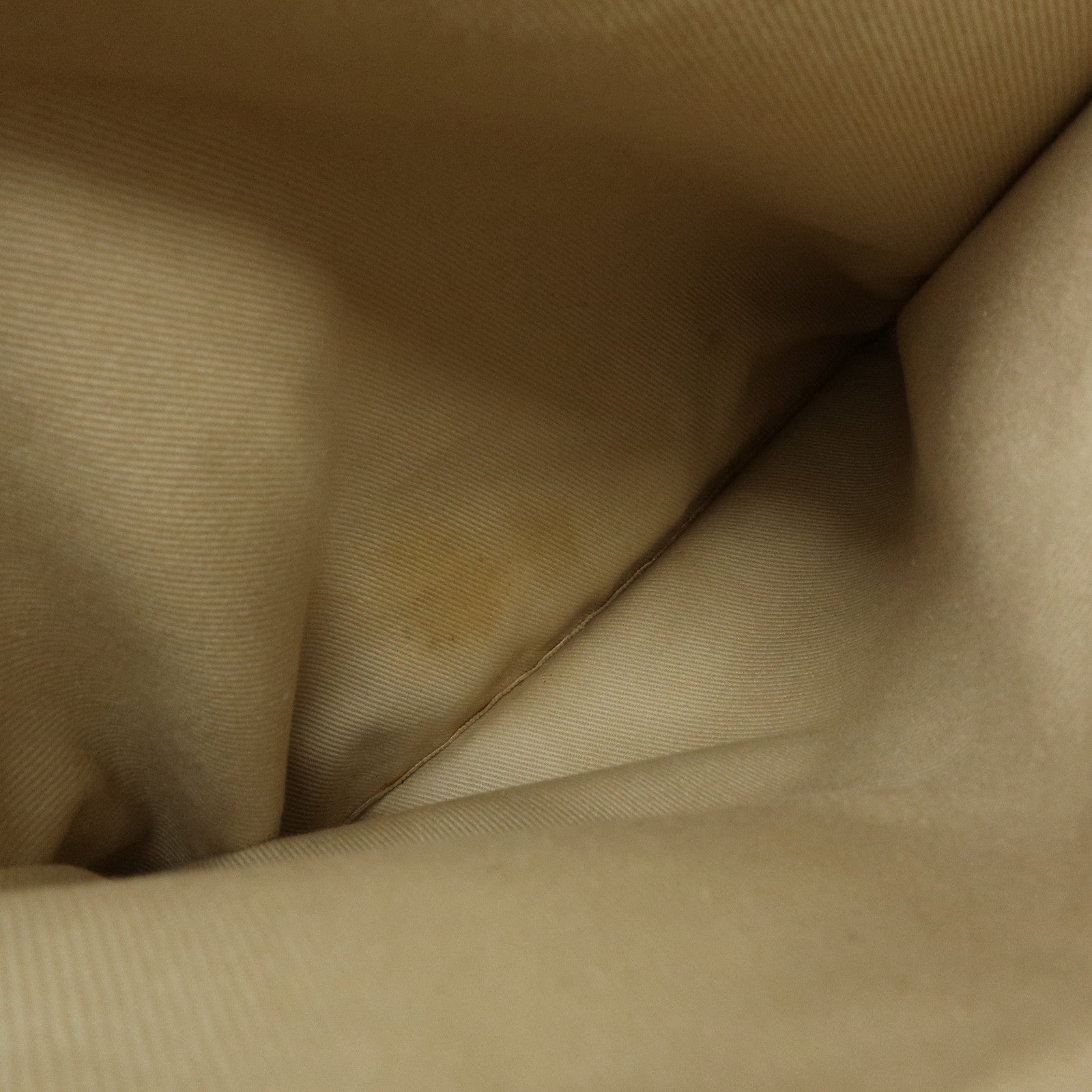 Chloe Susan Cotton Leather 2Way Bag Shoulder Bag Beige Brown