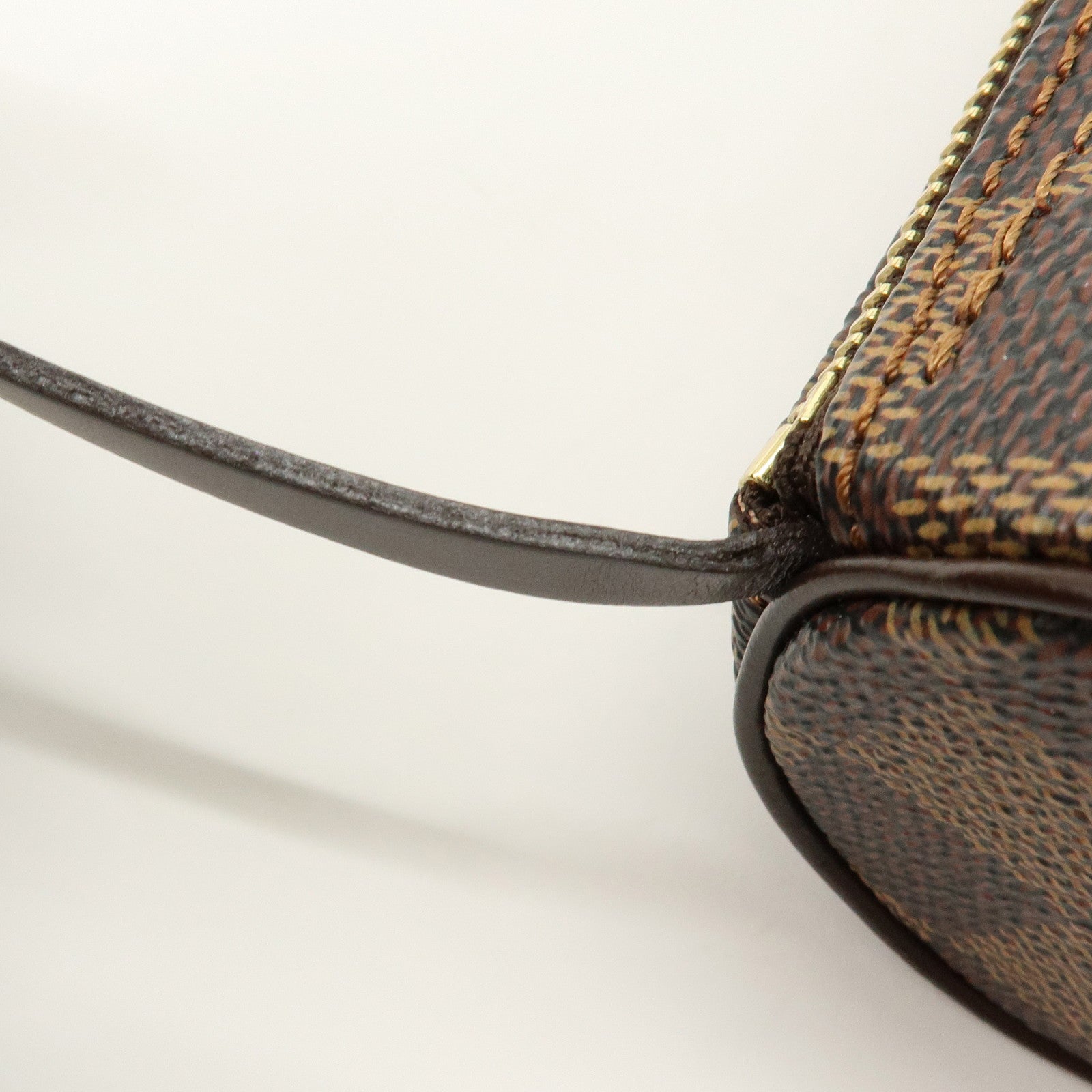 Louis Vuitton Damier Ebene Mini Pouch for Papillon Bag Brown