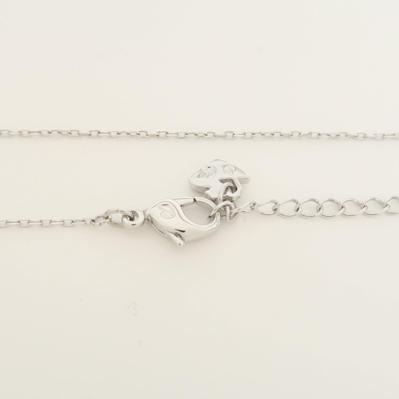 SWAROVSKI Swan Rhine Stone Silver Necklace