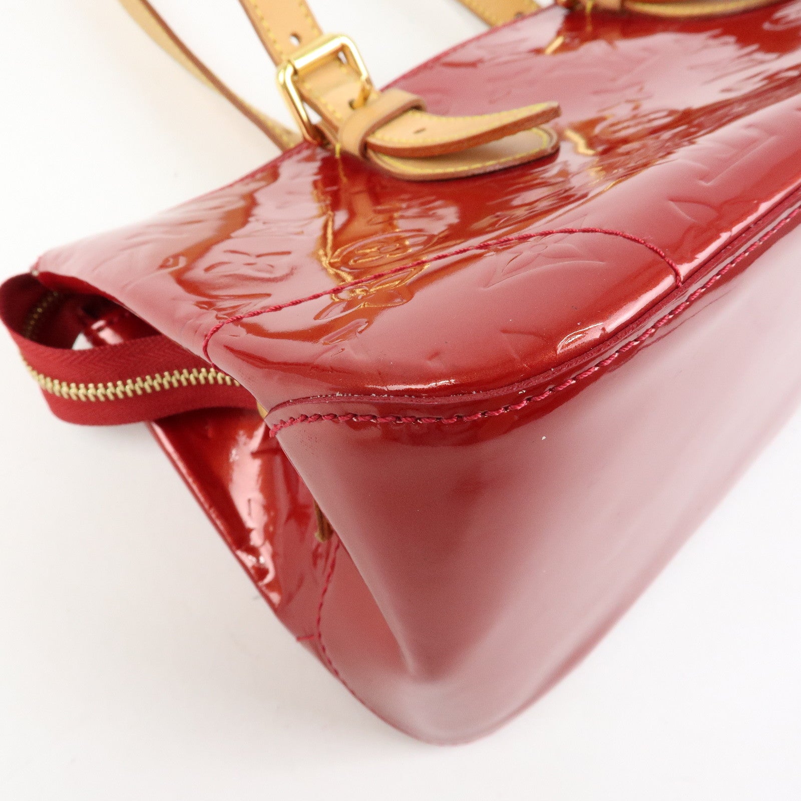 Louis Vuitton Vernis Rosewood Avenue Hand Bag Pomme d'Amour M93507