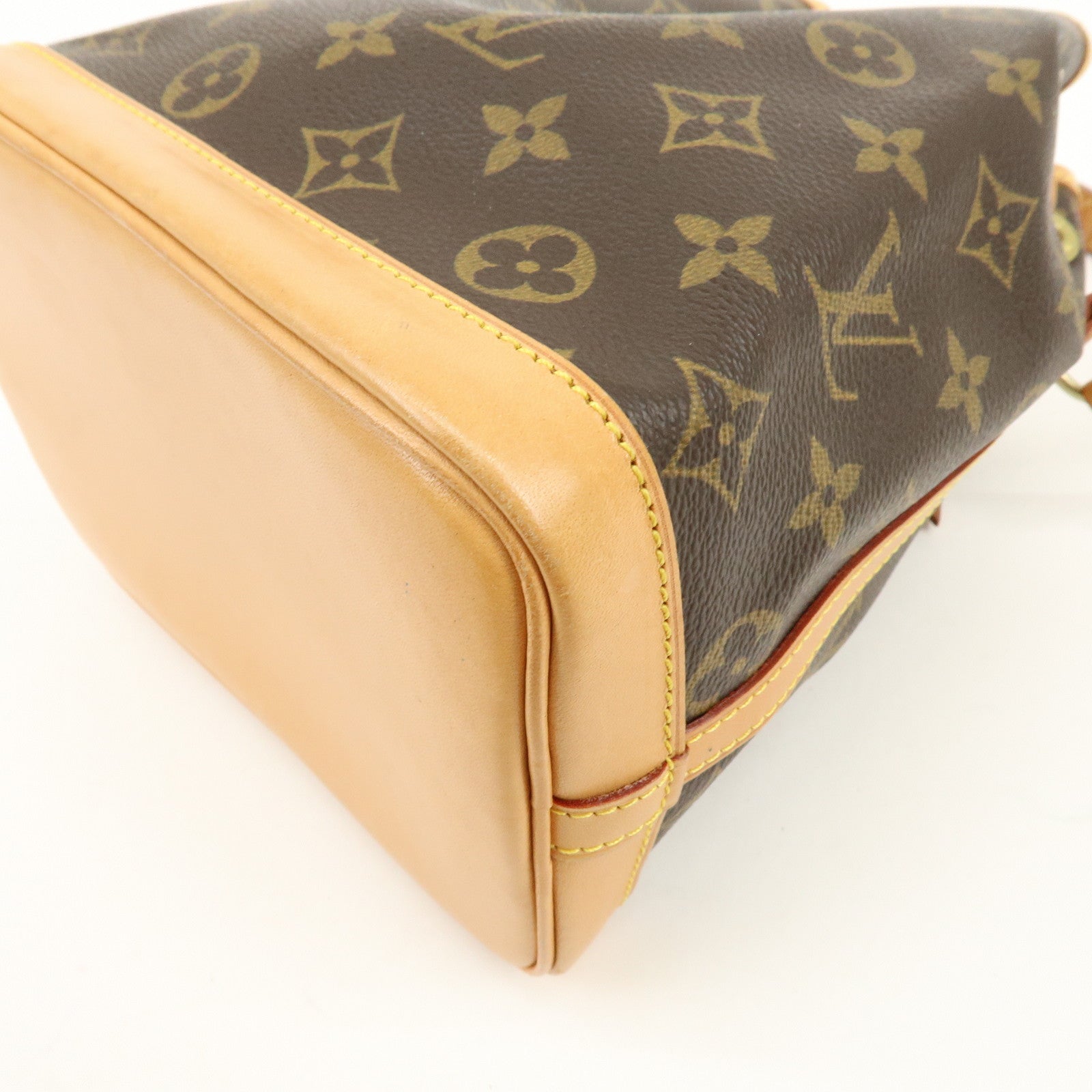 Louis Vuitton Monogram Mini Noe Drawstring Hand Bag Brown M42227