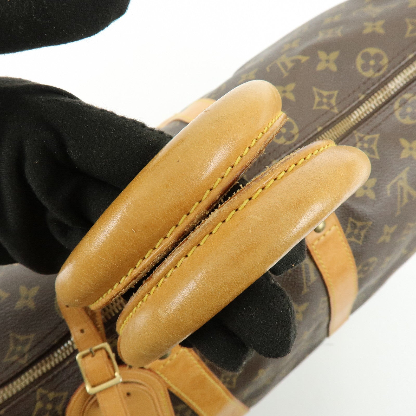 Louis Vuitton Monogram Keep All Bandouliere 45 Boston Bag M41418